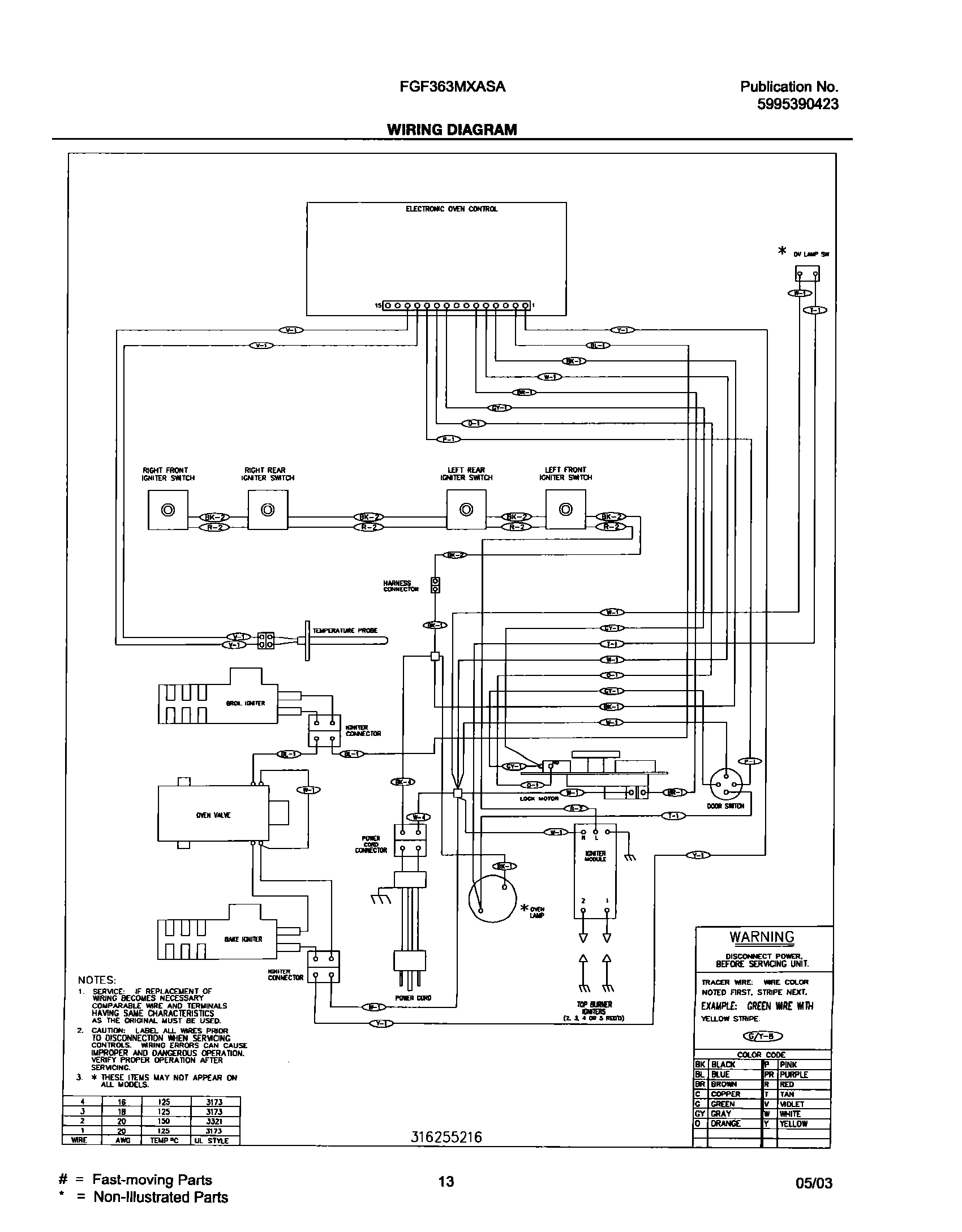 13 - WIRING DIAGRAM
