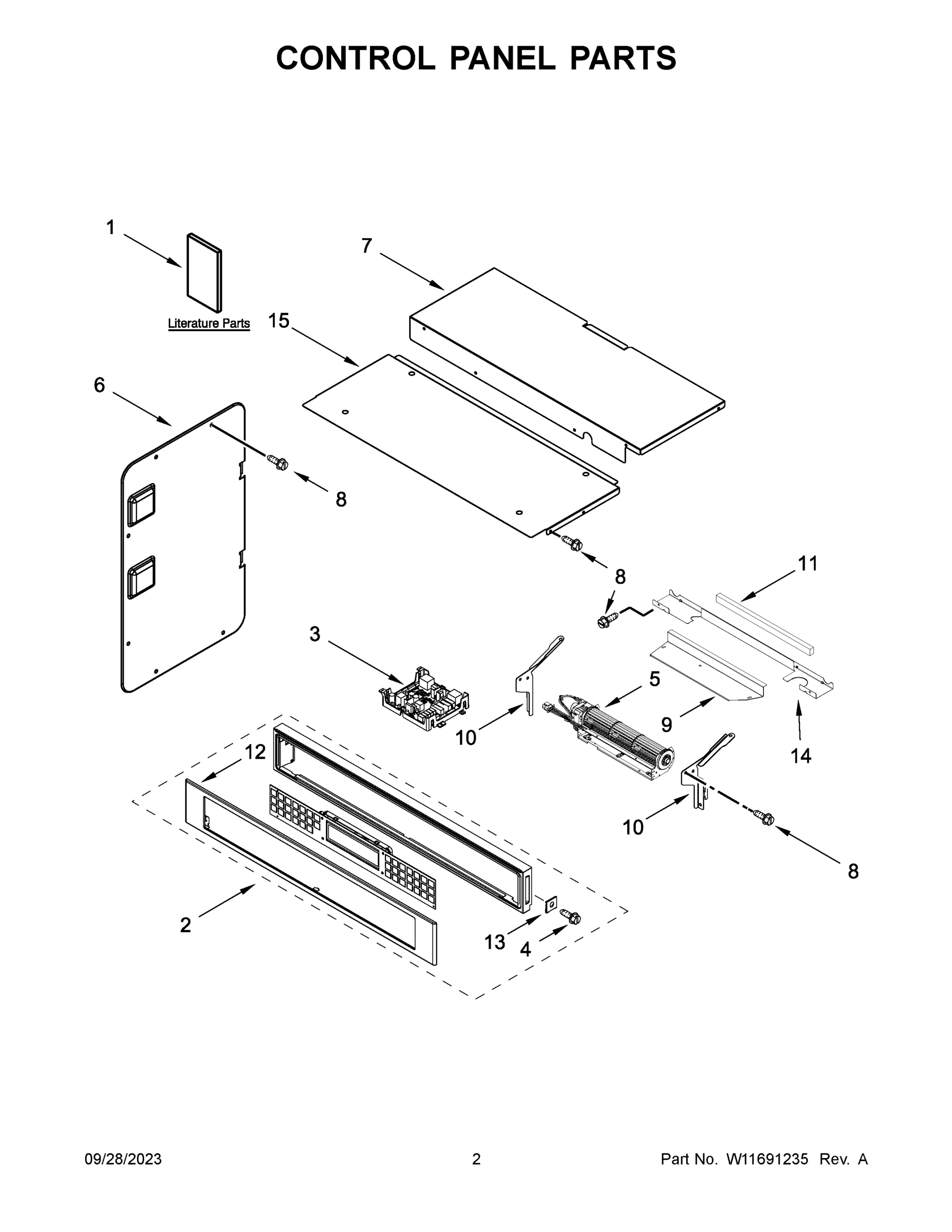 02 - CONTROL PANEL PARTS