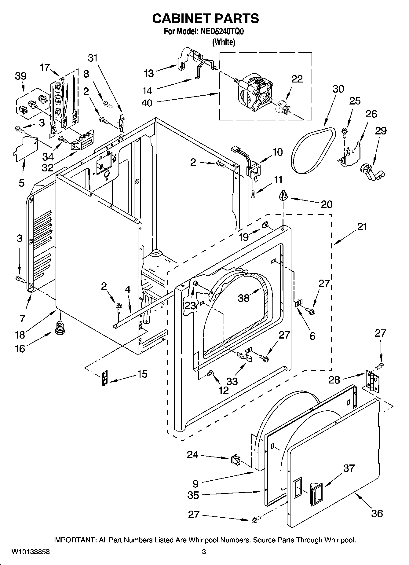 02 - CABINET PARTS