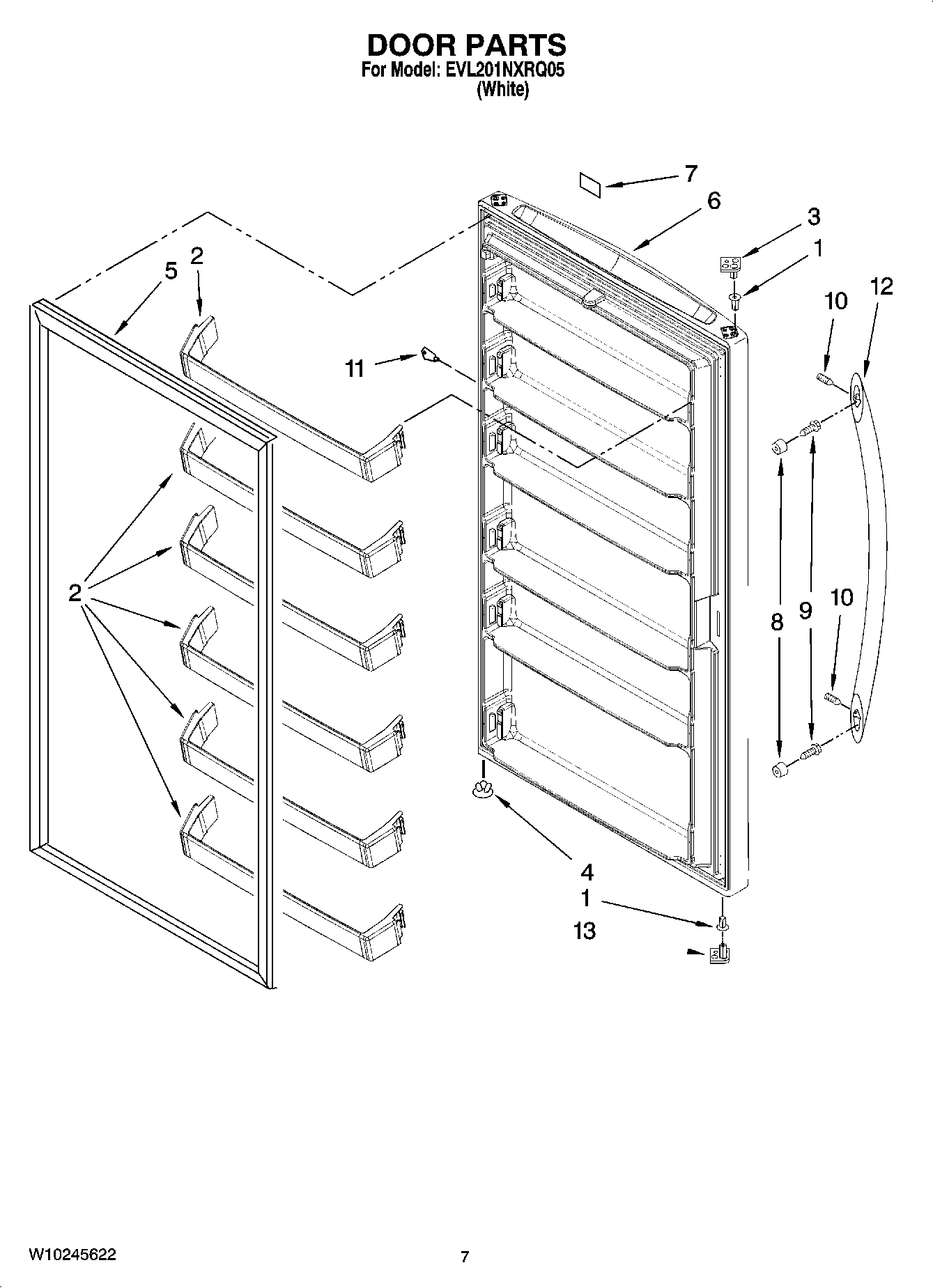04 - DOOR PARTS, OPTIONAL PARTS (NOT INCLUDED)