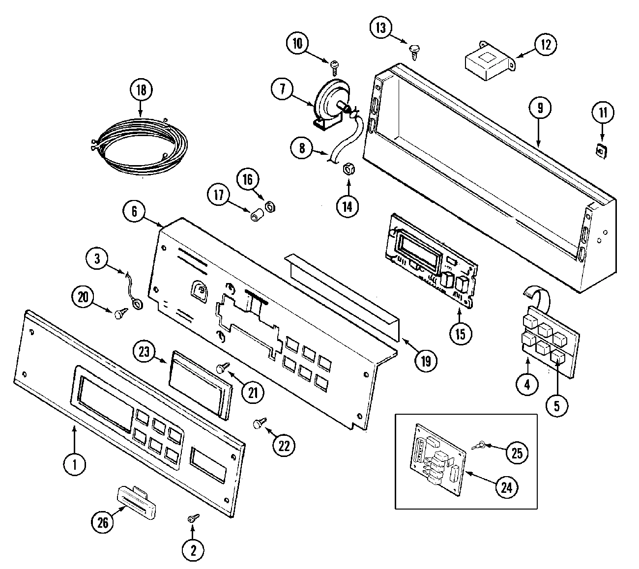 01 - CONTROL PANEL (MAH20PRDWW)