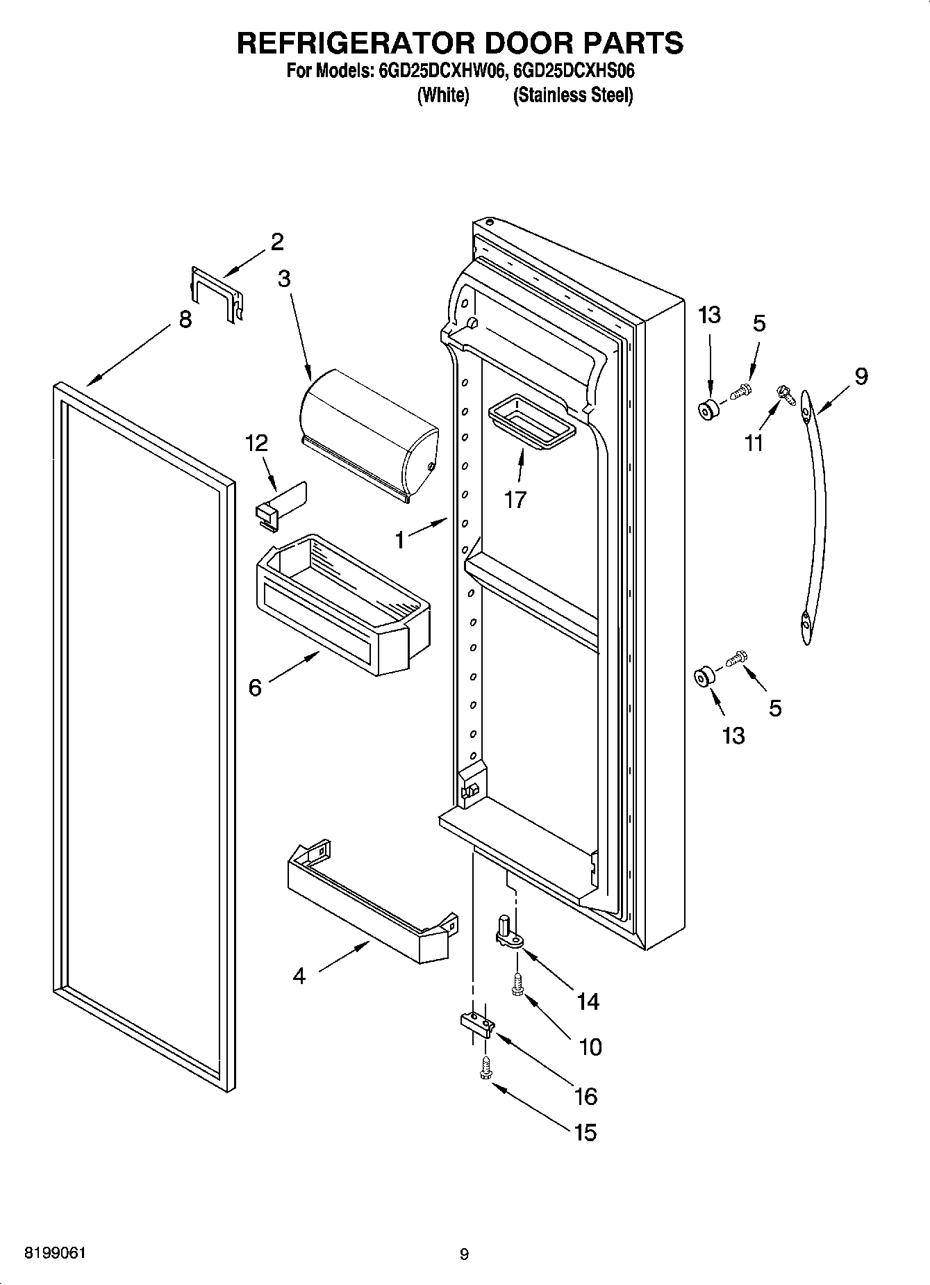 06 - REFRIGERATOR DOOR PARTS