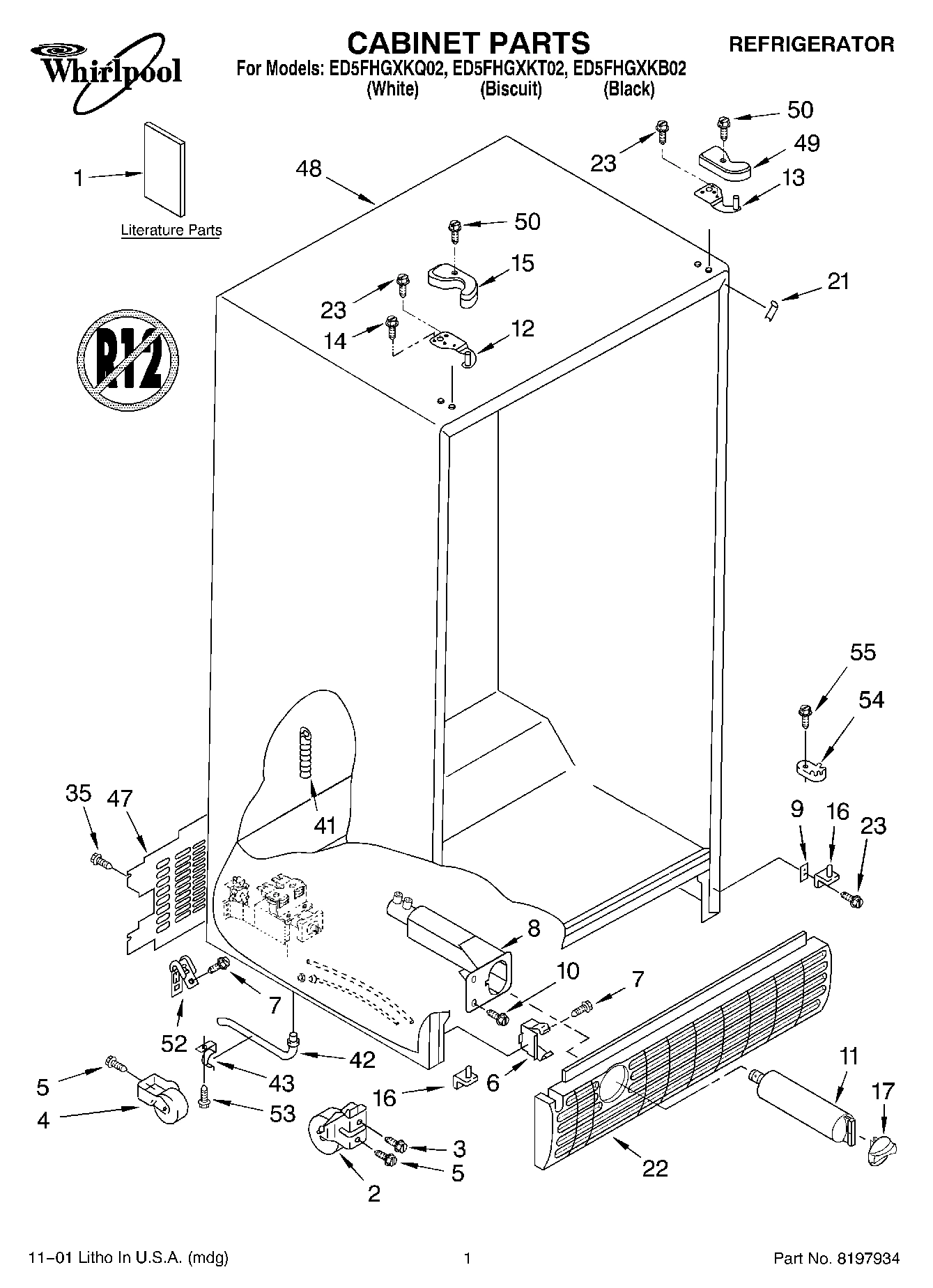 01 - CABINET, LITERATURE