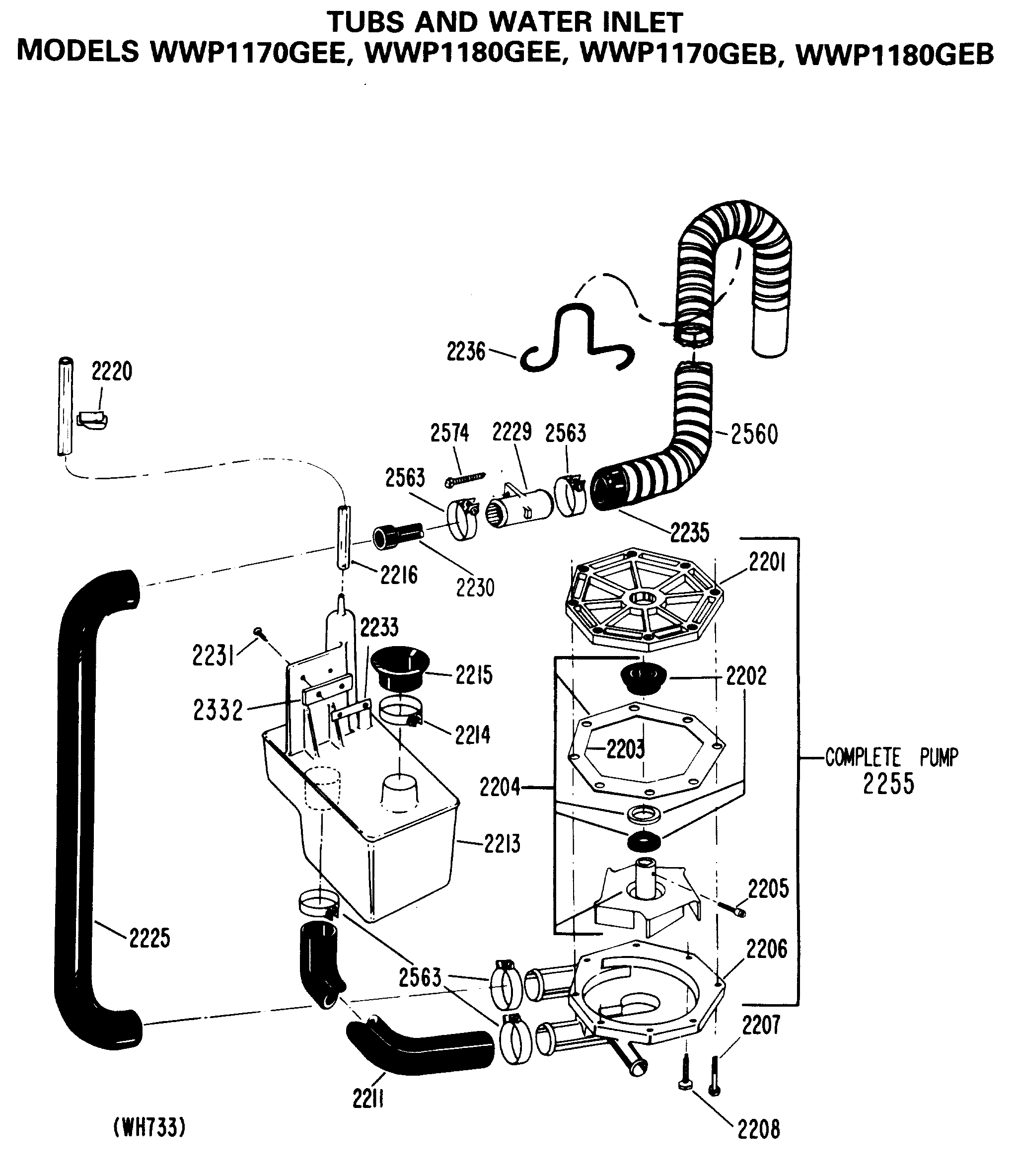 TUBS AND WATER INLET