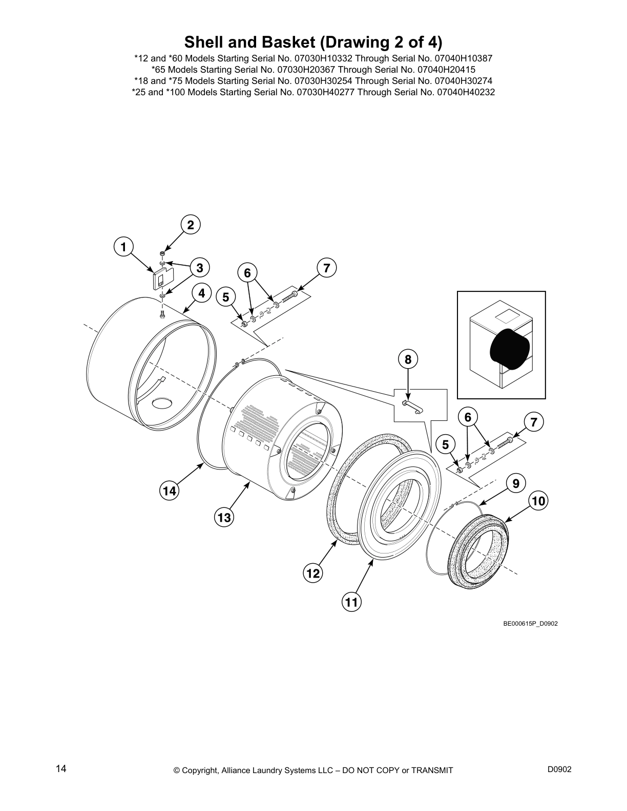 Shell and Basket (Drawing 2 of 4)