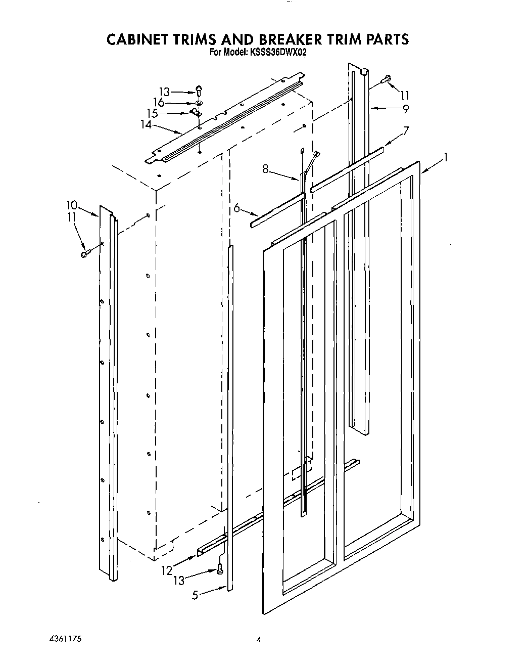 03 - CABINET TRIMS AND BREAKER TRIM