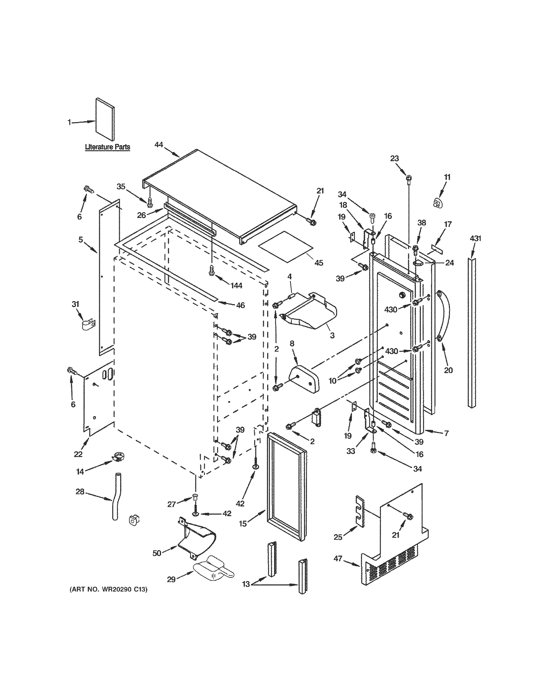 CABINET, LINER & DOOR PARTS