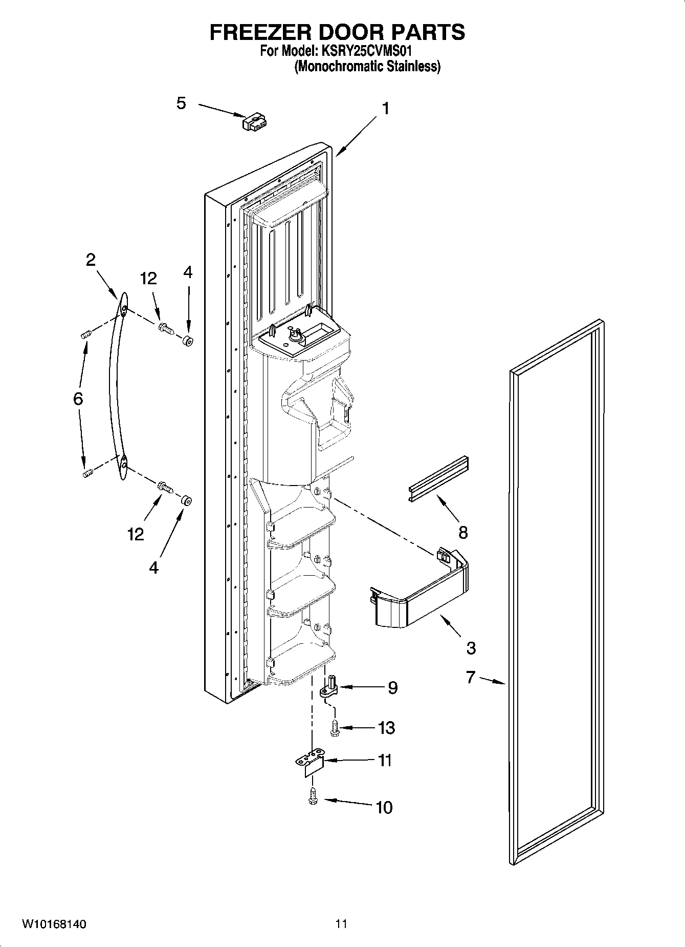 07 - FREEZER DOOR PARTS