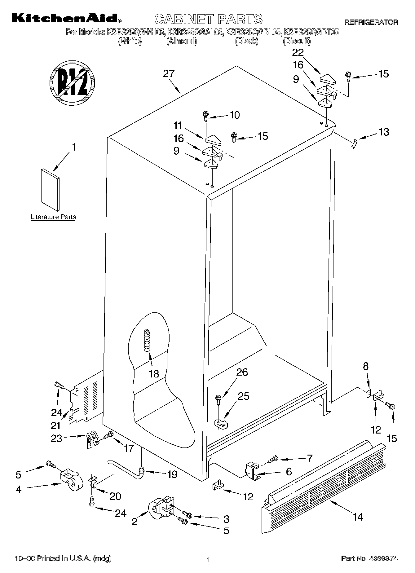 01 - CABINET, LITERATURE