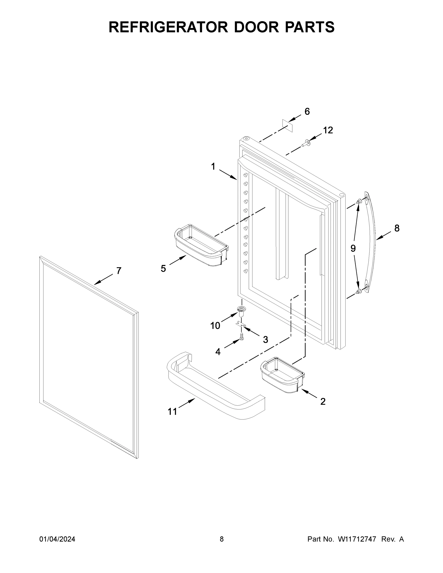 05 - REFRIGERATOR DOOR PARTS