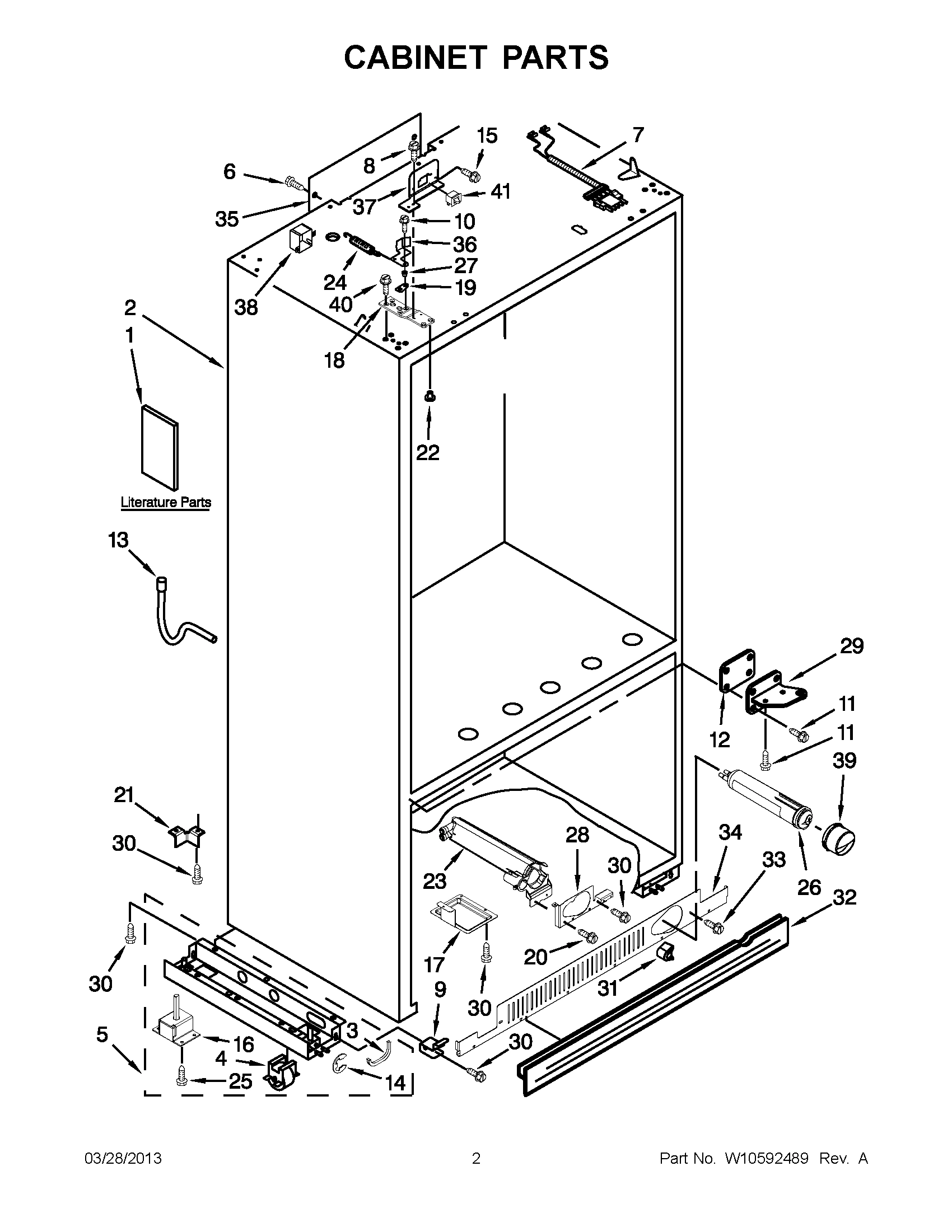 01 - CABINET PARTS