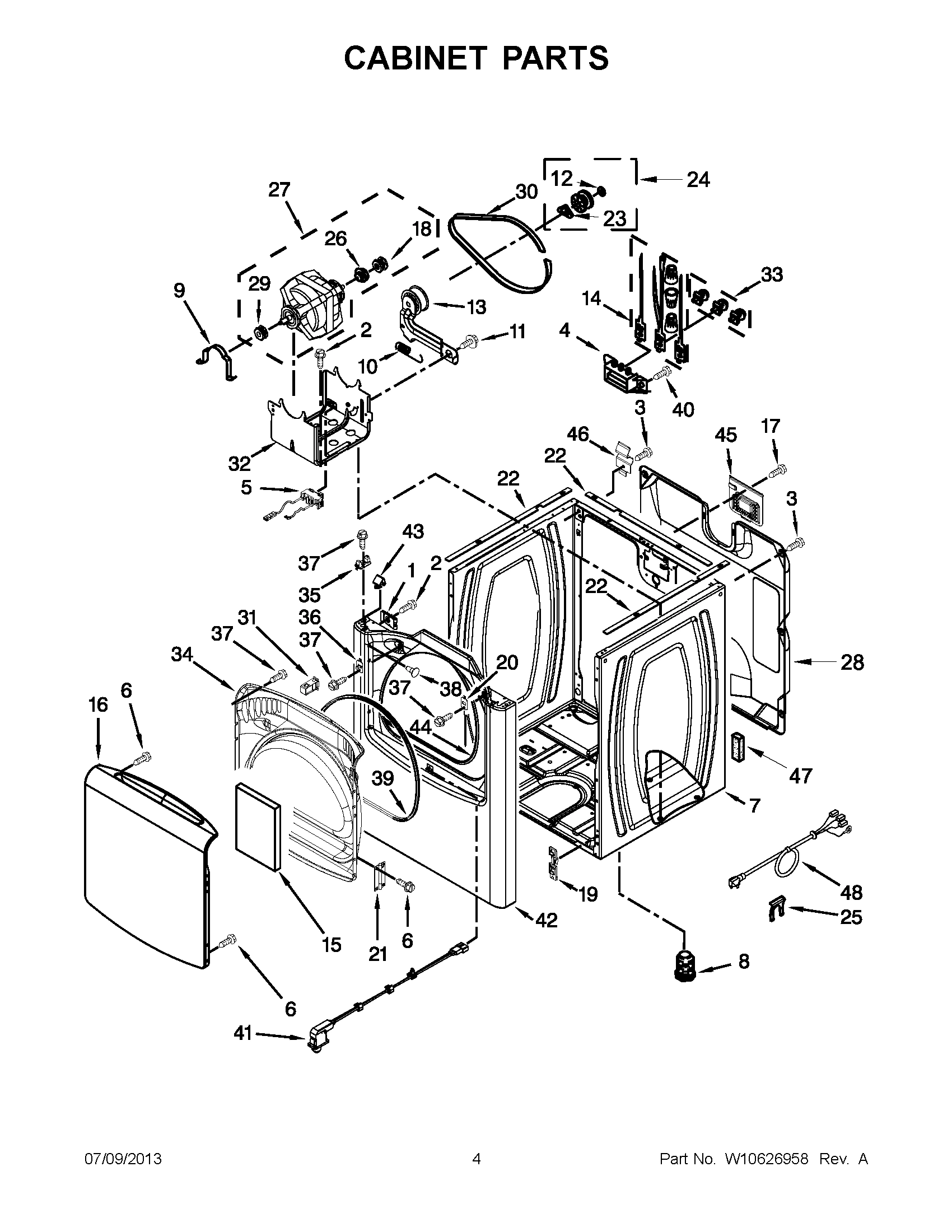 02 - CABINET PARTS