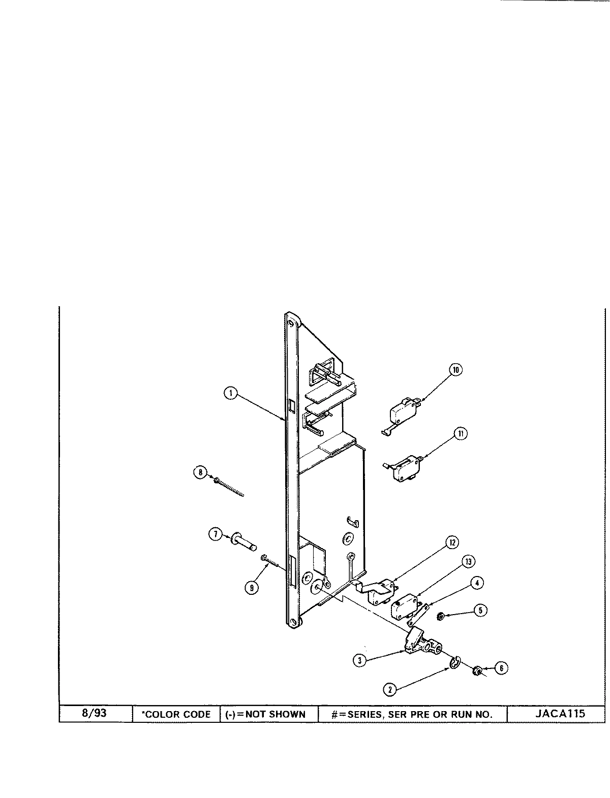 08 - INTERLOCK SWITCHES (UPPER M167B, M167W)