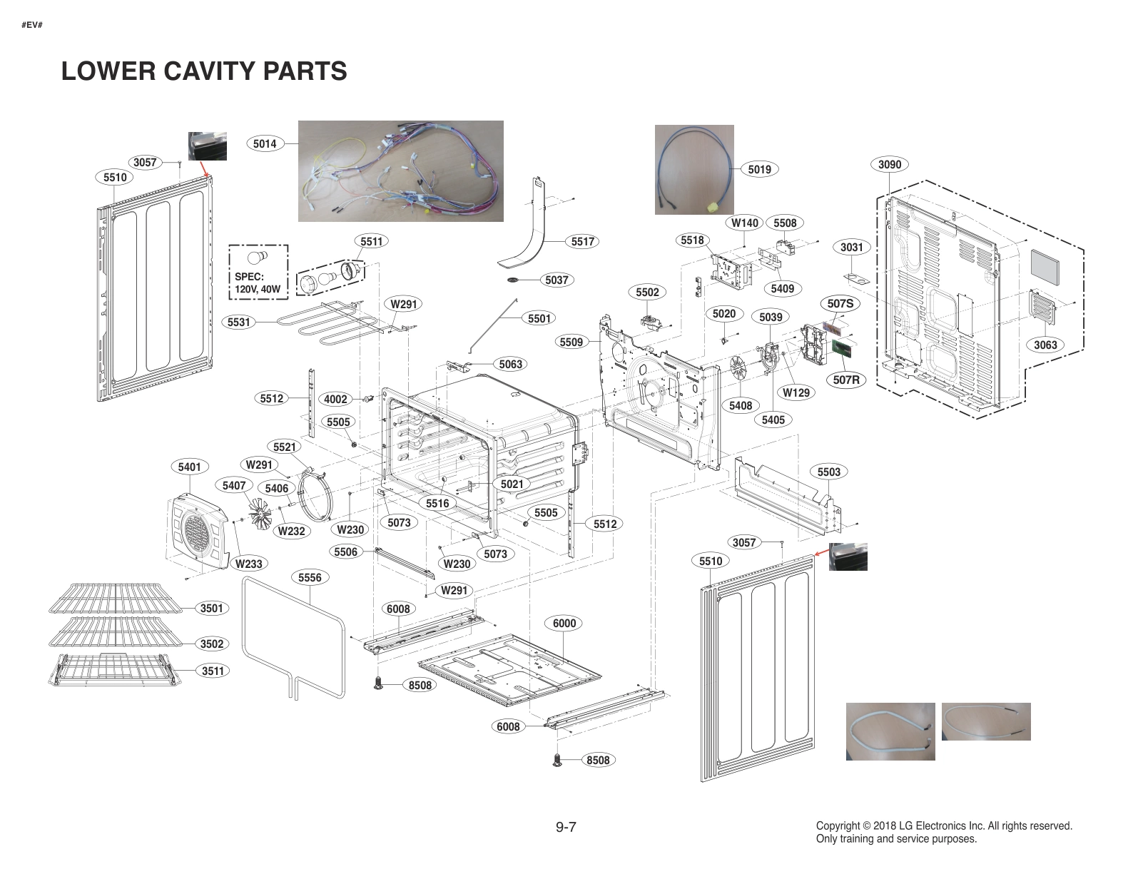 LOWER CAVITY PARTS