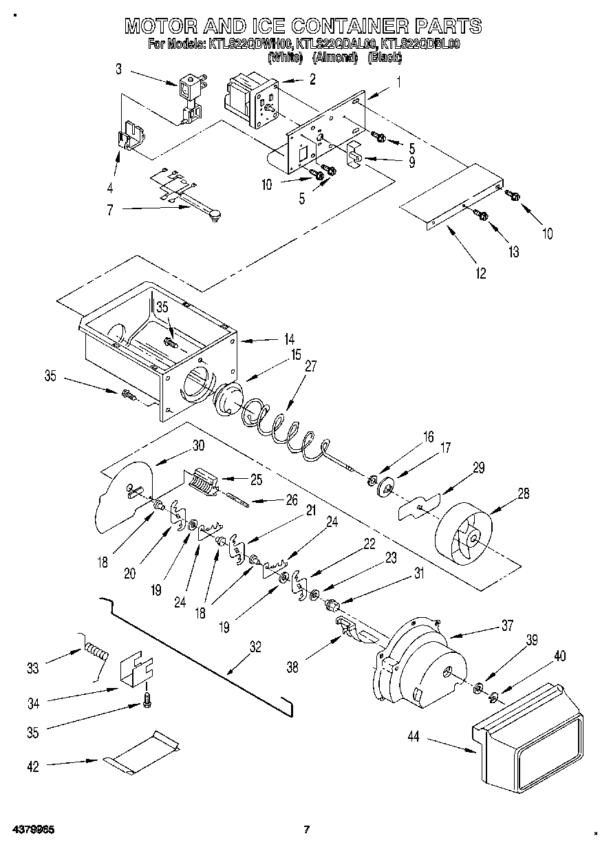 04 - MOTOR AND ICE CONTAINER