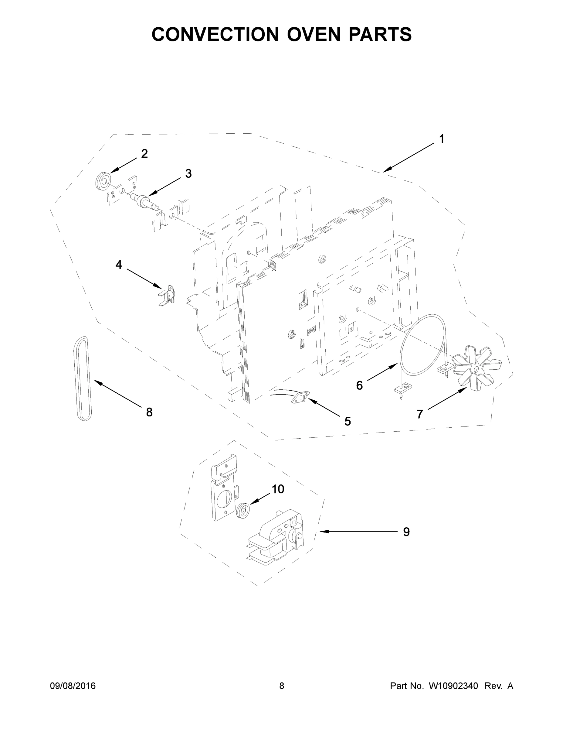 05 - CONVECTION OVEN PARTS