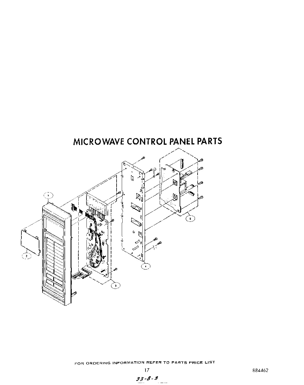 13 - MICROWAVE CONTROL PANEL