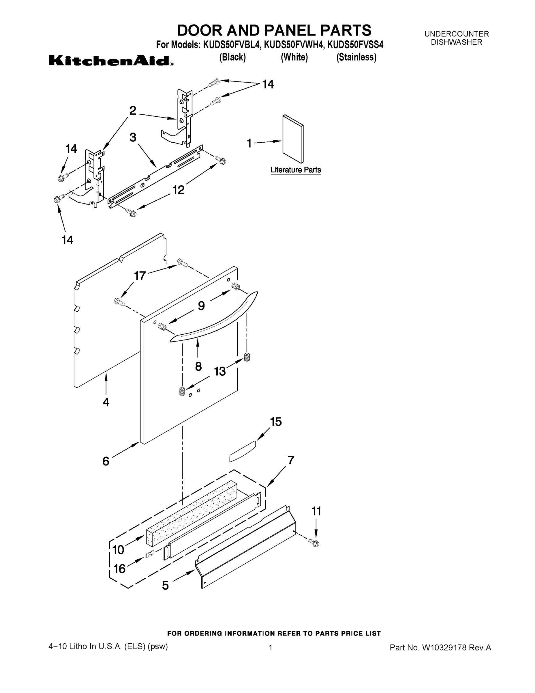 01 - DOOR AND PANEL PARTS