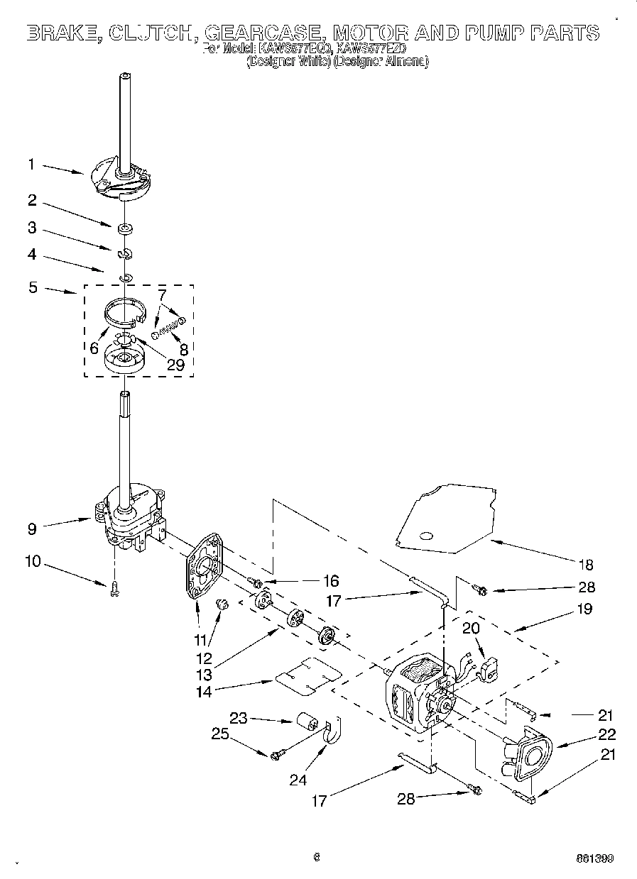 04 - BRAKE, CLUTCH, GEARCASE, MOTOR AND PUMP