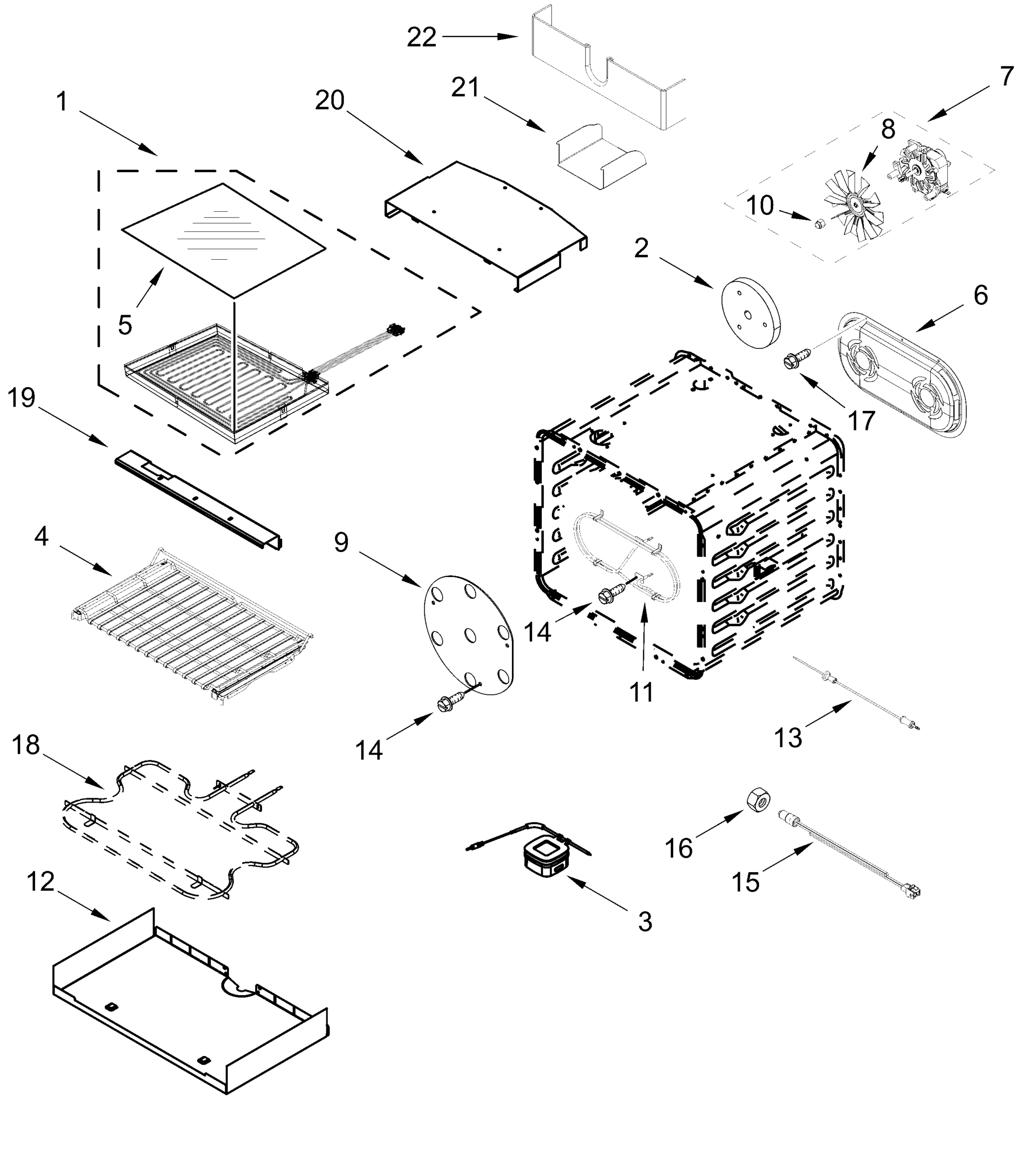 INTERNAL OVEN PARTS (30 In)