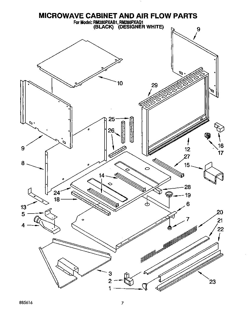 06 - MICROWAVE CABINET AND AIR FLOW