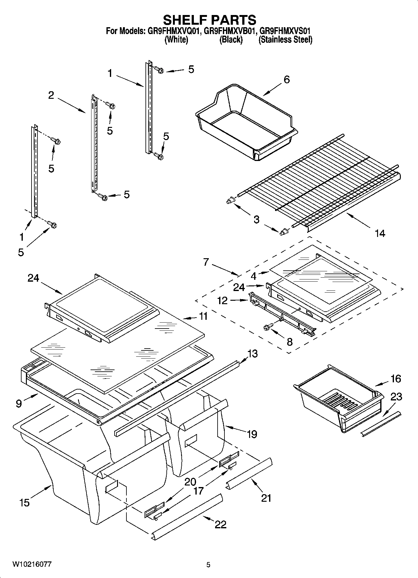 03 - SHELF PARTS