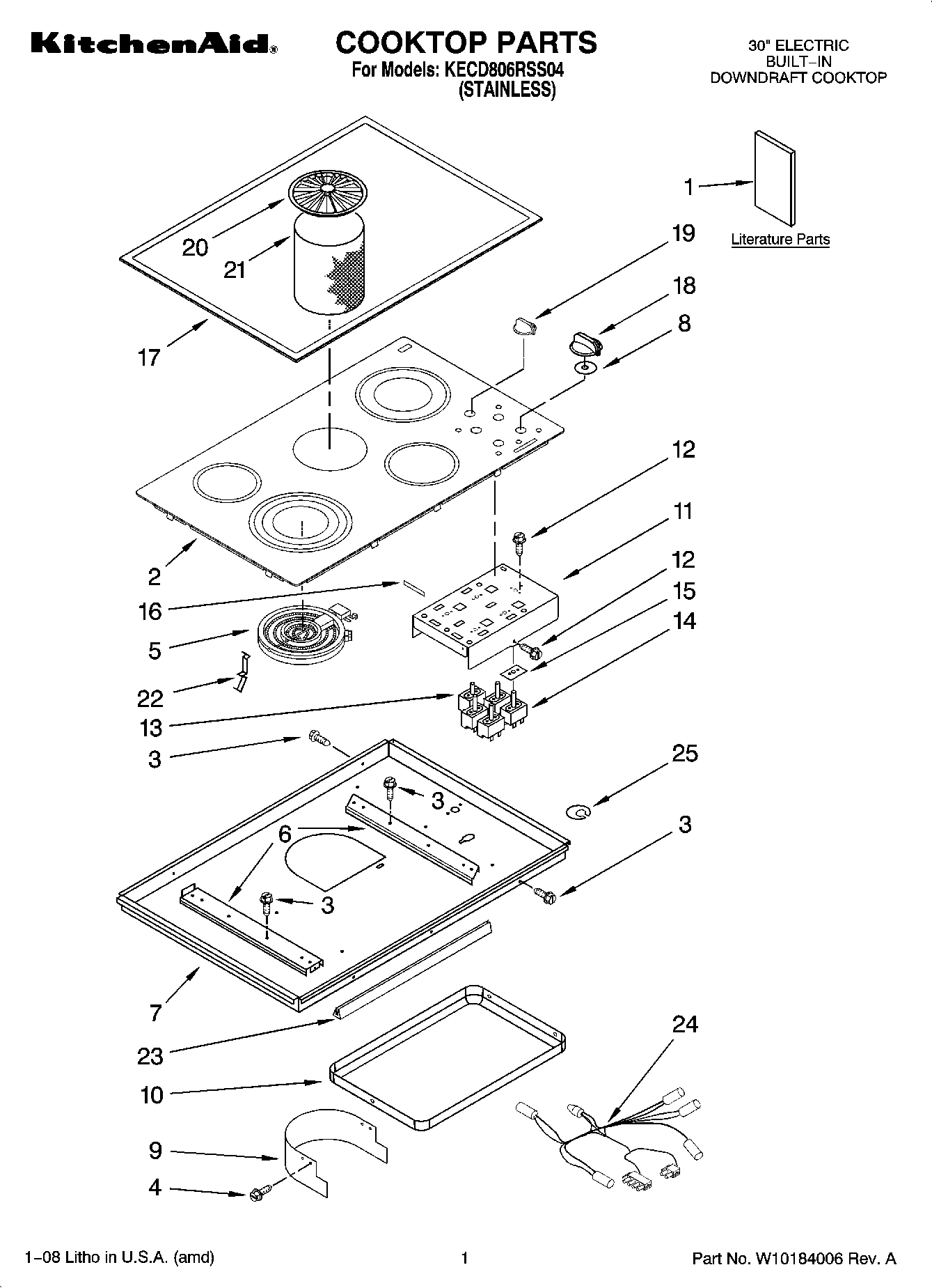 01 - COOKTOP PARTS