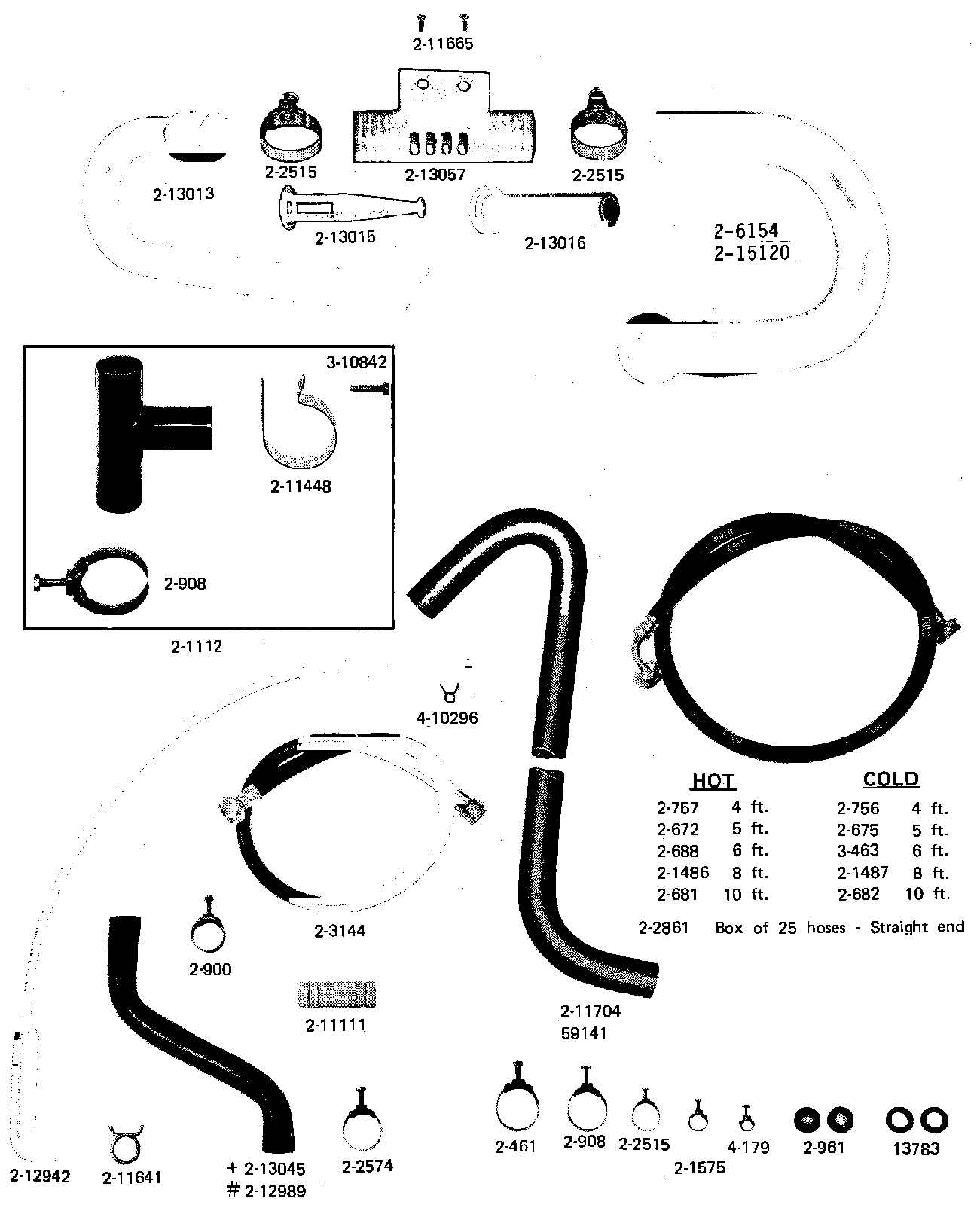11 - WATER INJECTION SYSTEM, HOSES & CLAMPS
