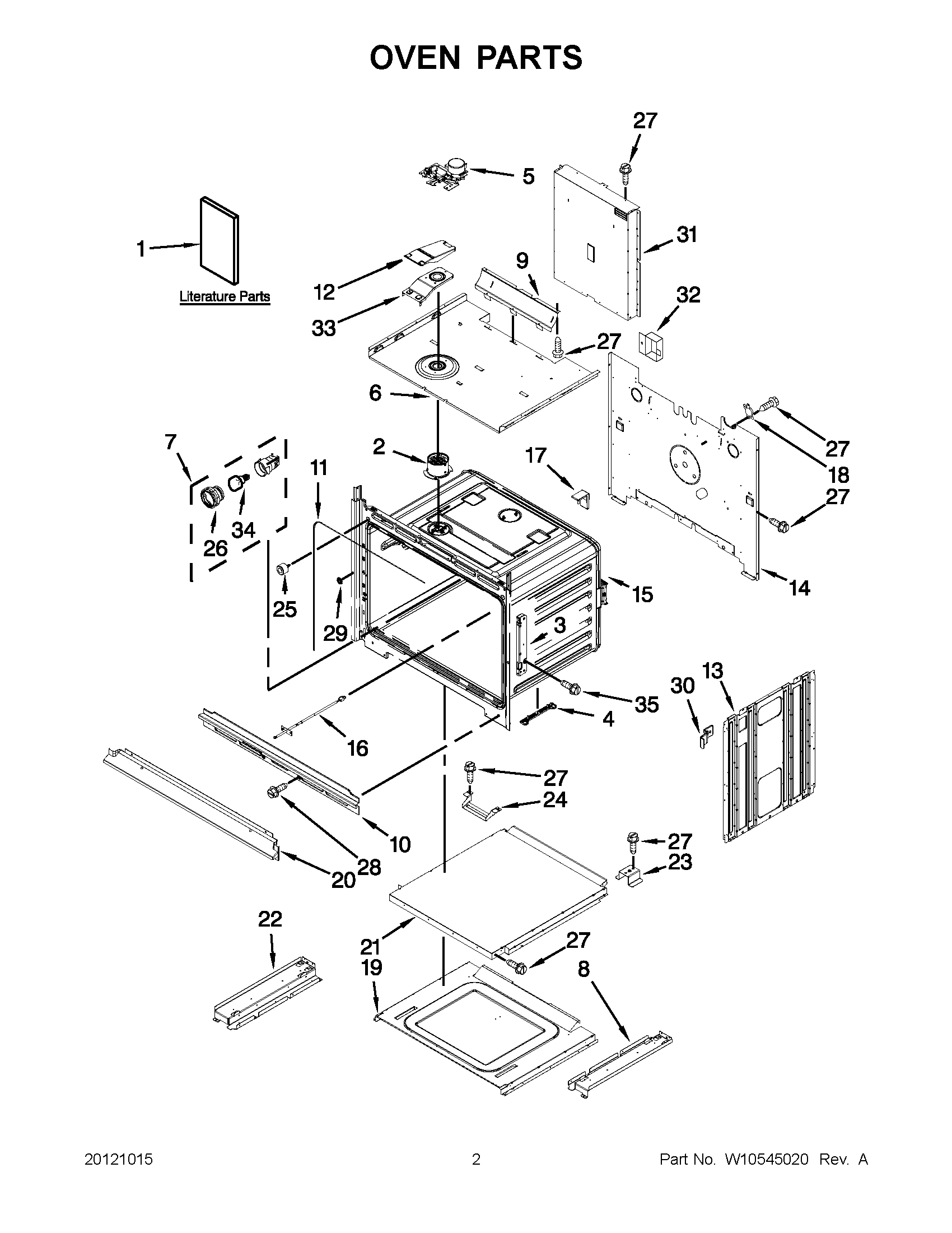 01 - OVEN PARTS