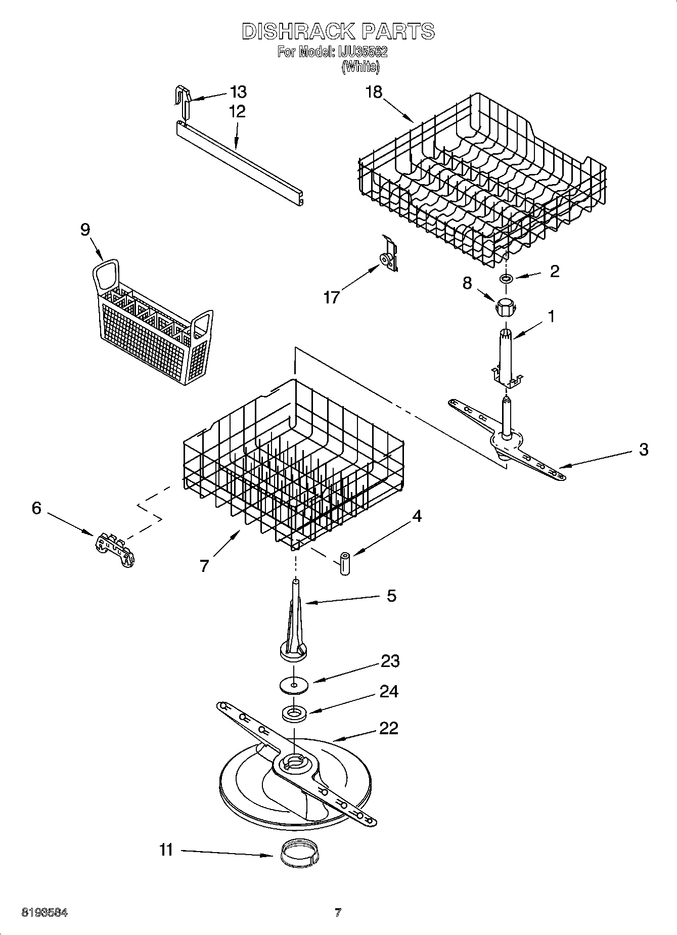 05 - DISHRACK PARTS