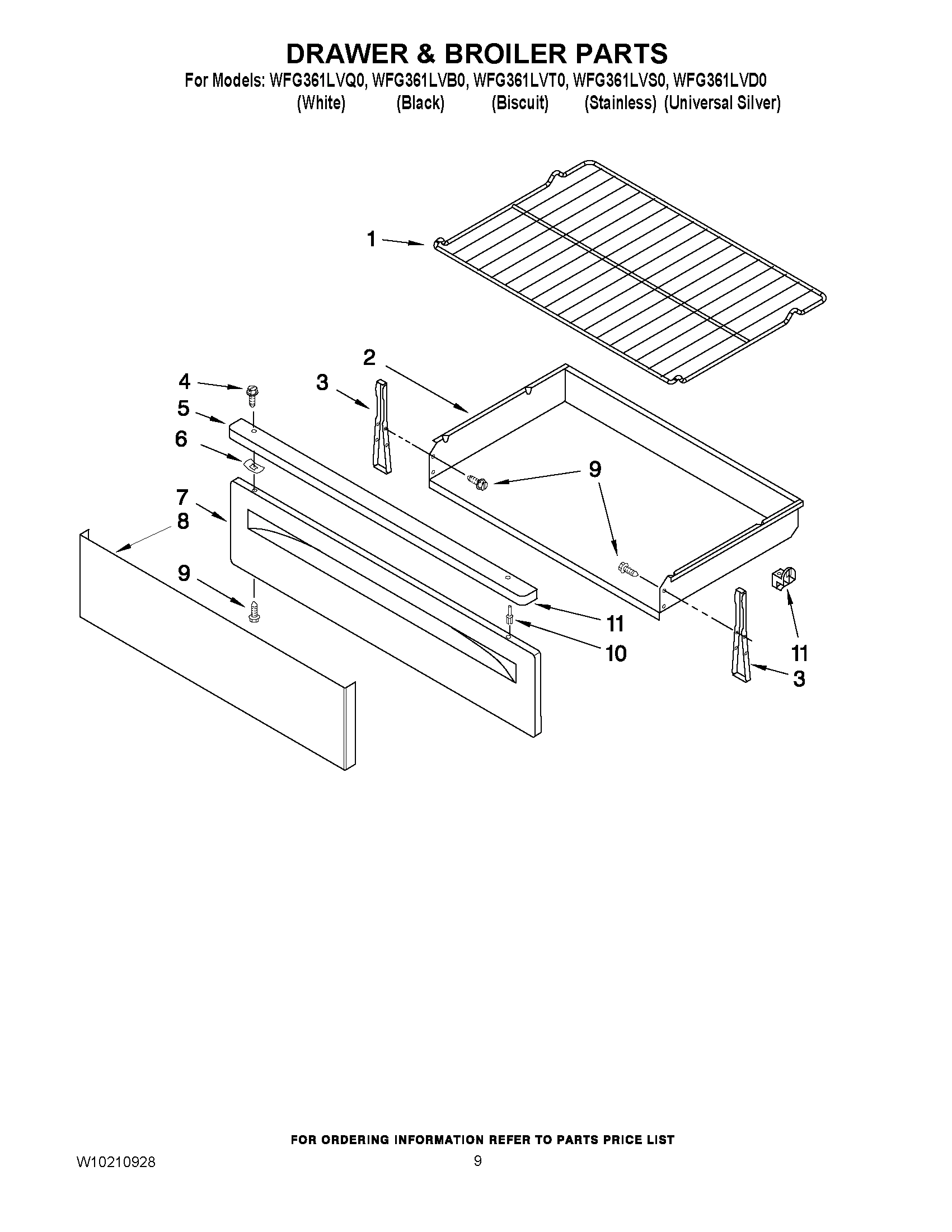 06 - DRAWER & BROILER PARTS