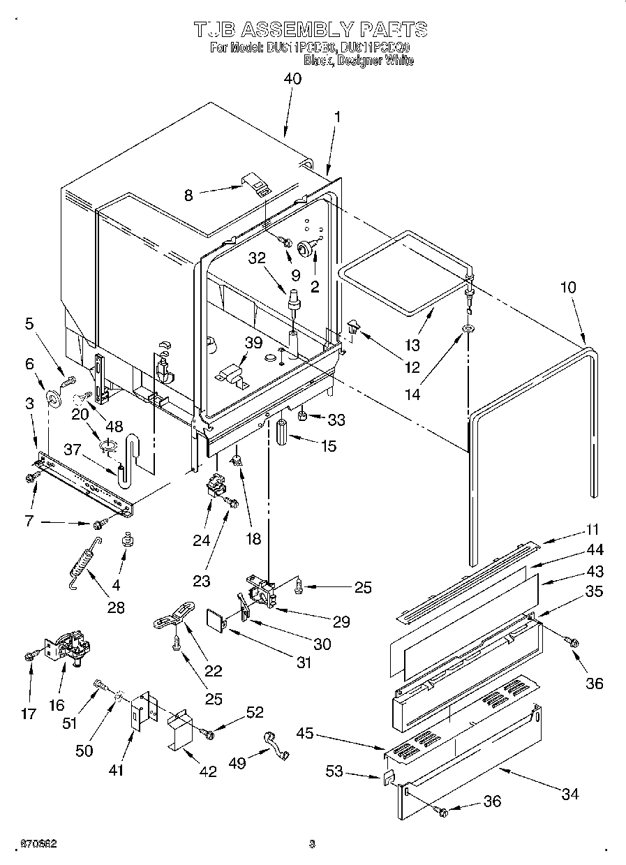 03 - TUB ASSEMBLY