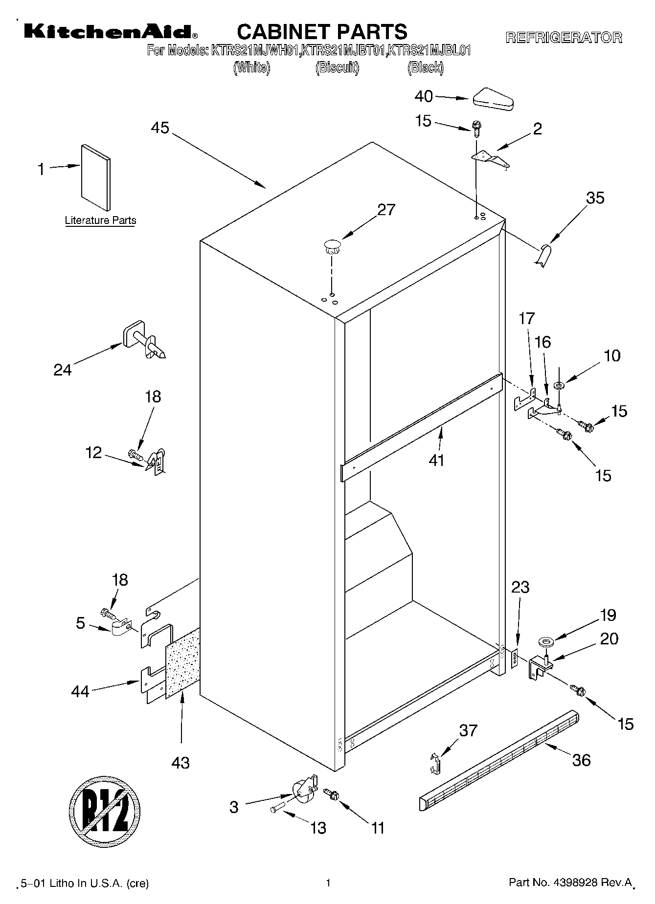 01 - CABINET, LITERATURE