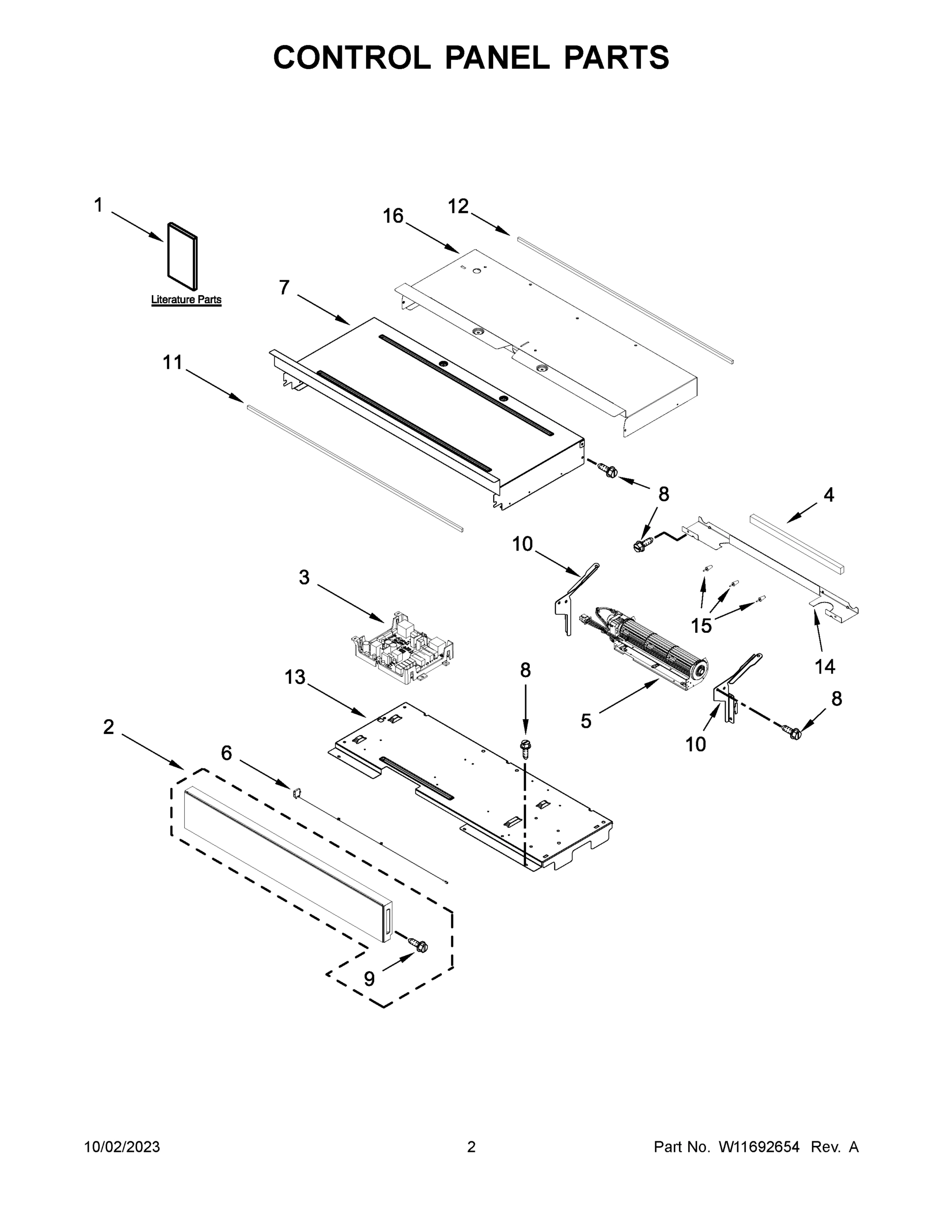 02 - CONTROL PANEL PARTS