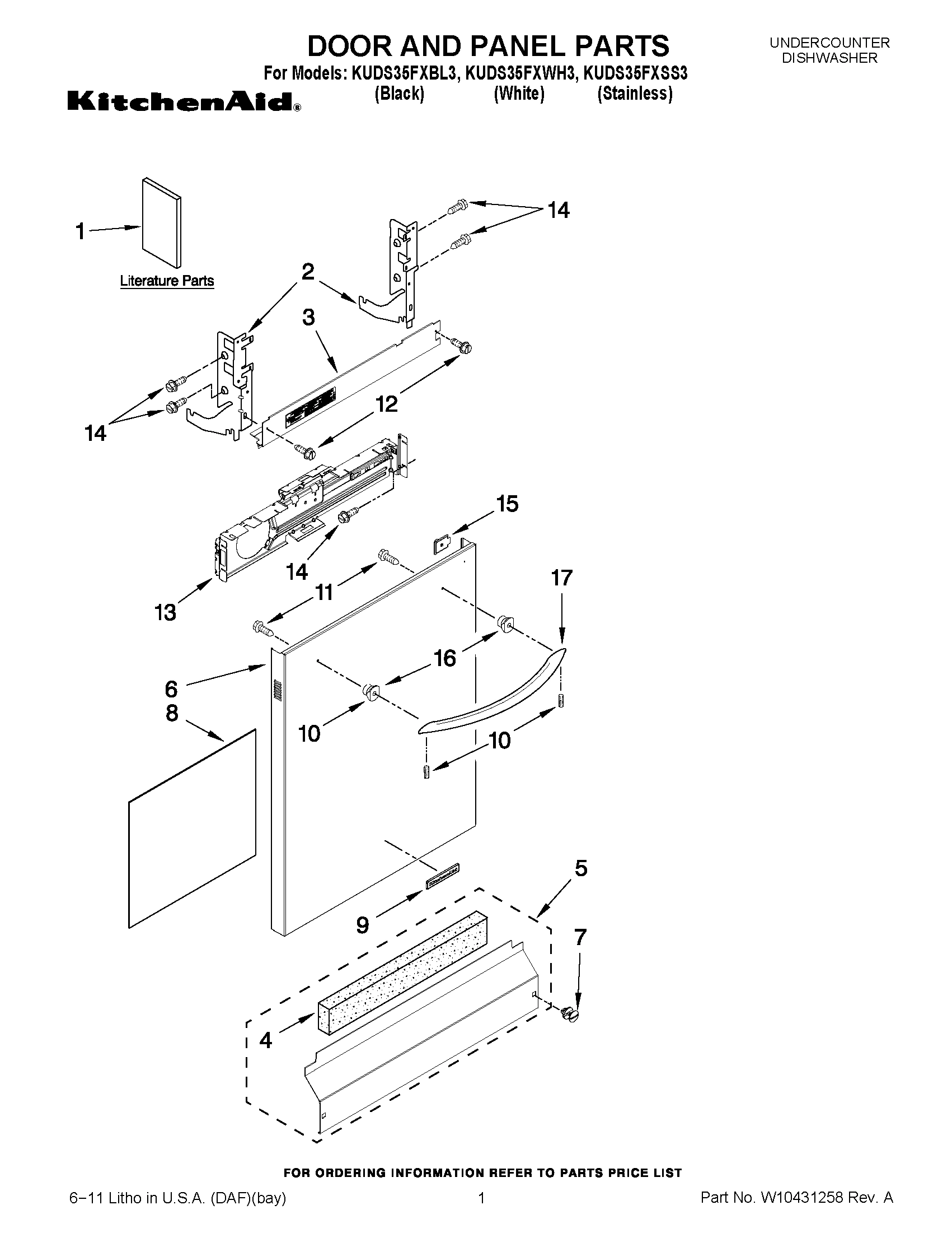 01 - DOOR AND PANEL PARTS
