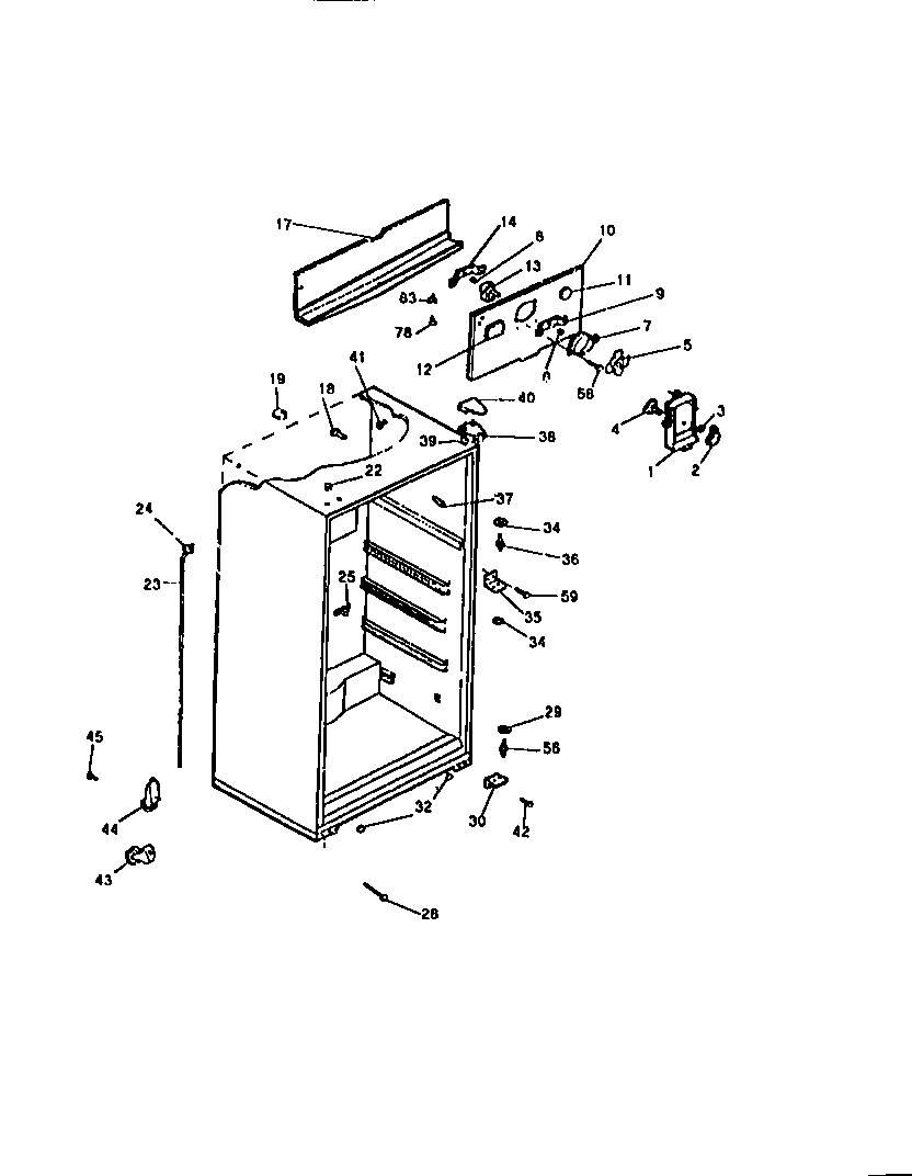 03 - CABINET WITH FAN ASSEMBLY