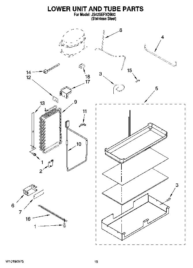 12 - LOWER UNIT AND TUBE PARTS