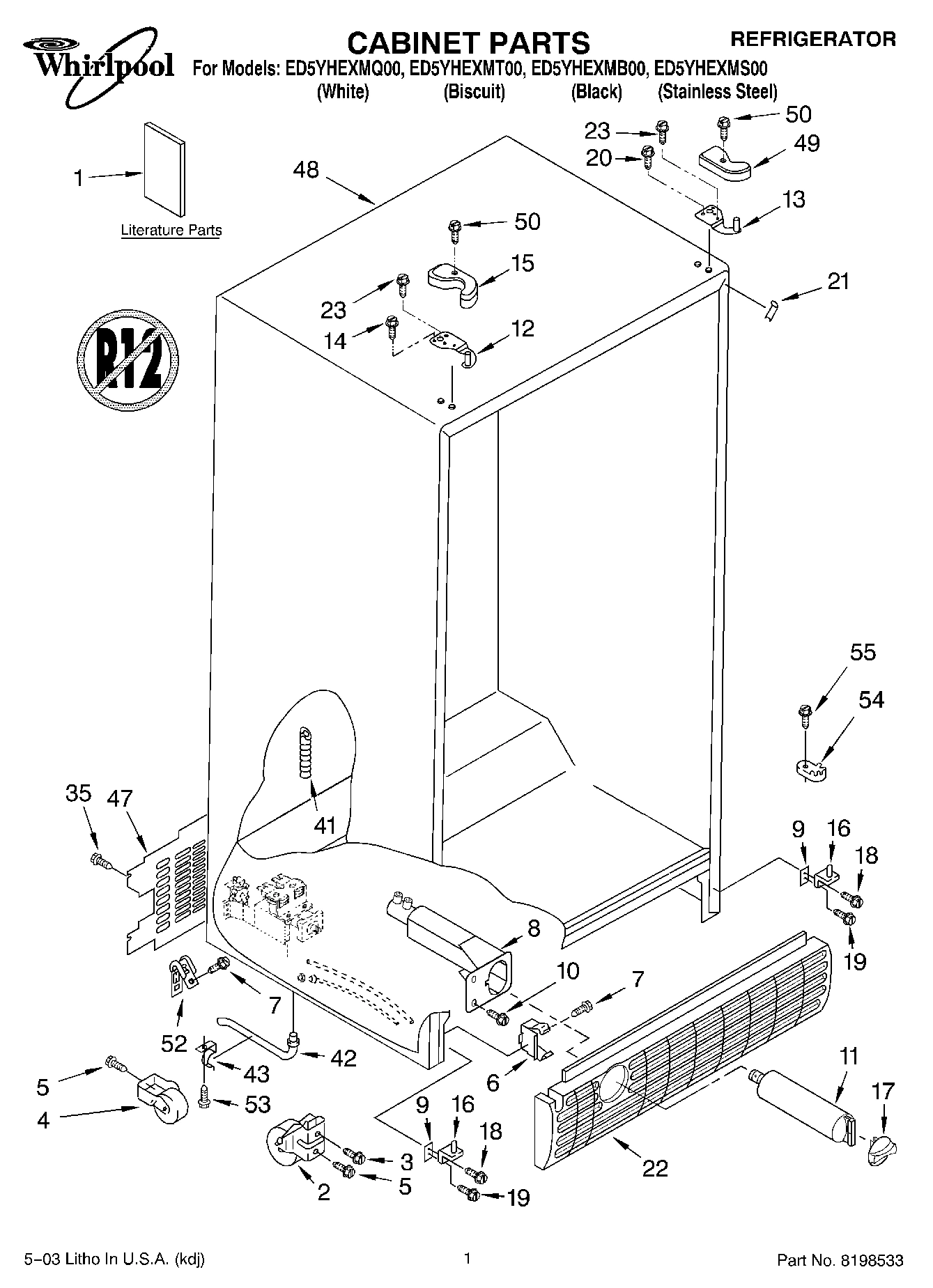 01 - CABINET PARTS