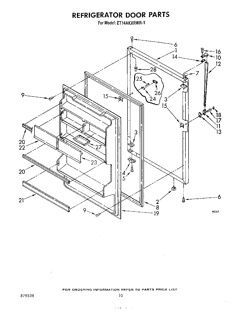 08 - REFRIGERATOR DOOR , NOT INCLUDED