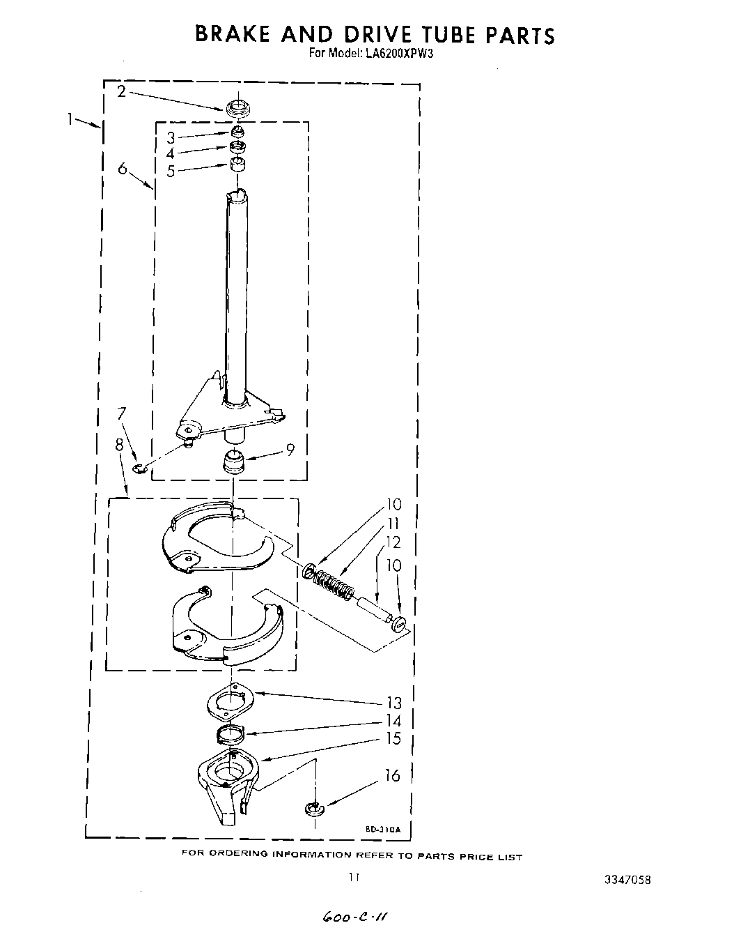 09 - BRAKE AND DRIVE TUBE