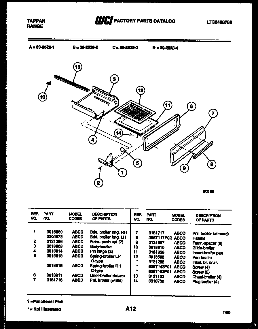 05 - BROILER DRAWER PARTS