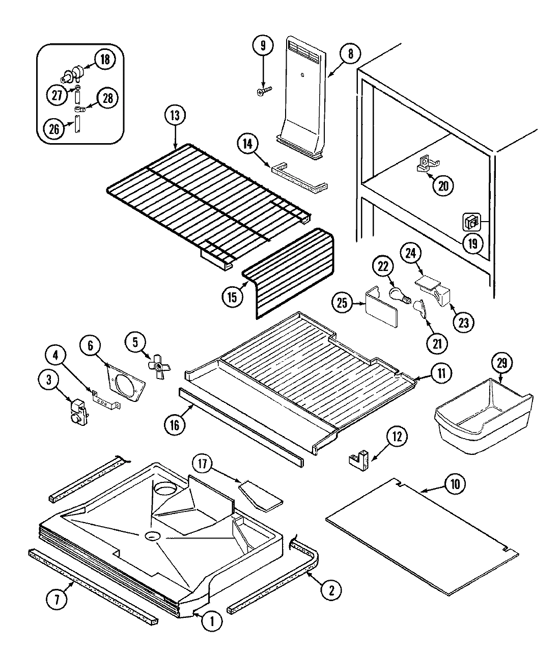 01 - FREEZER COMPARTMENT