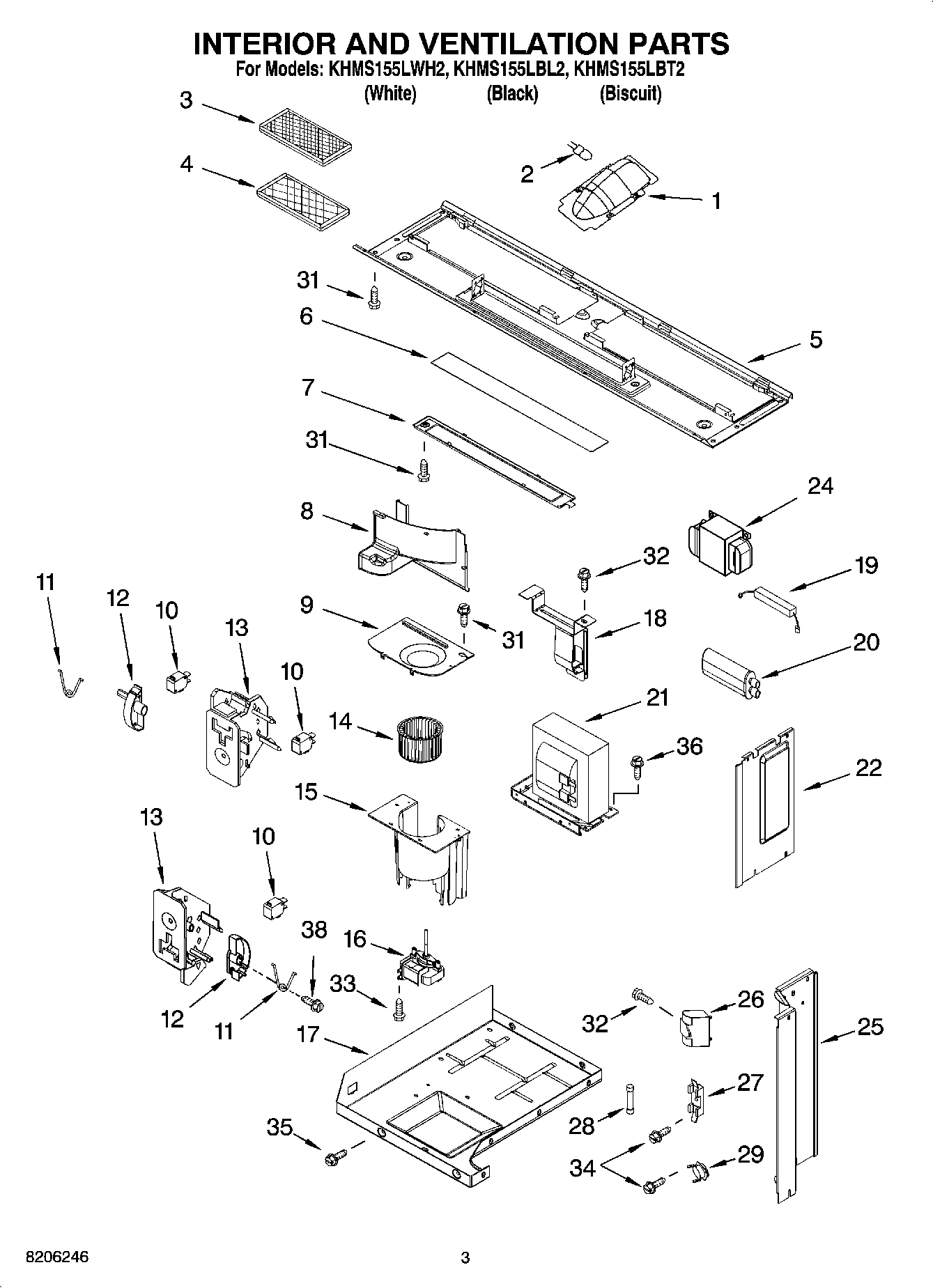 03 - INTERIOR AND VENTILATION PARTS