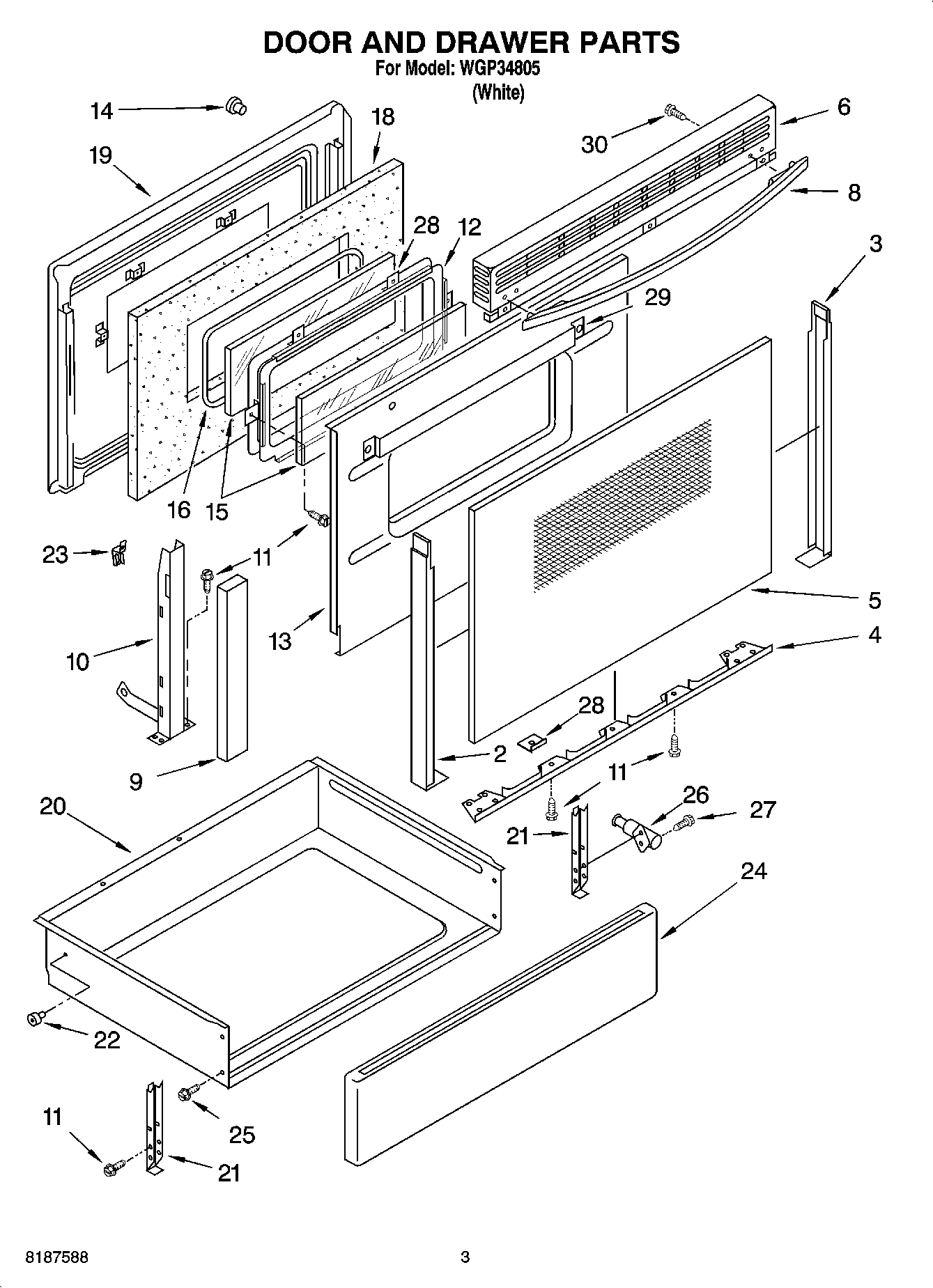 03 - DOOR AND DRAWER PARTS