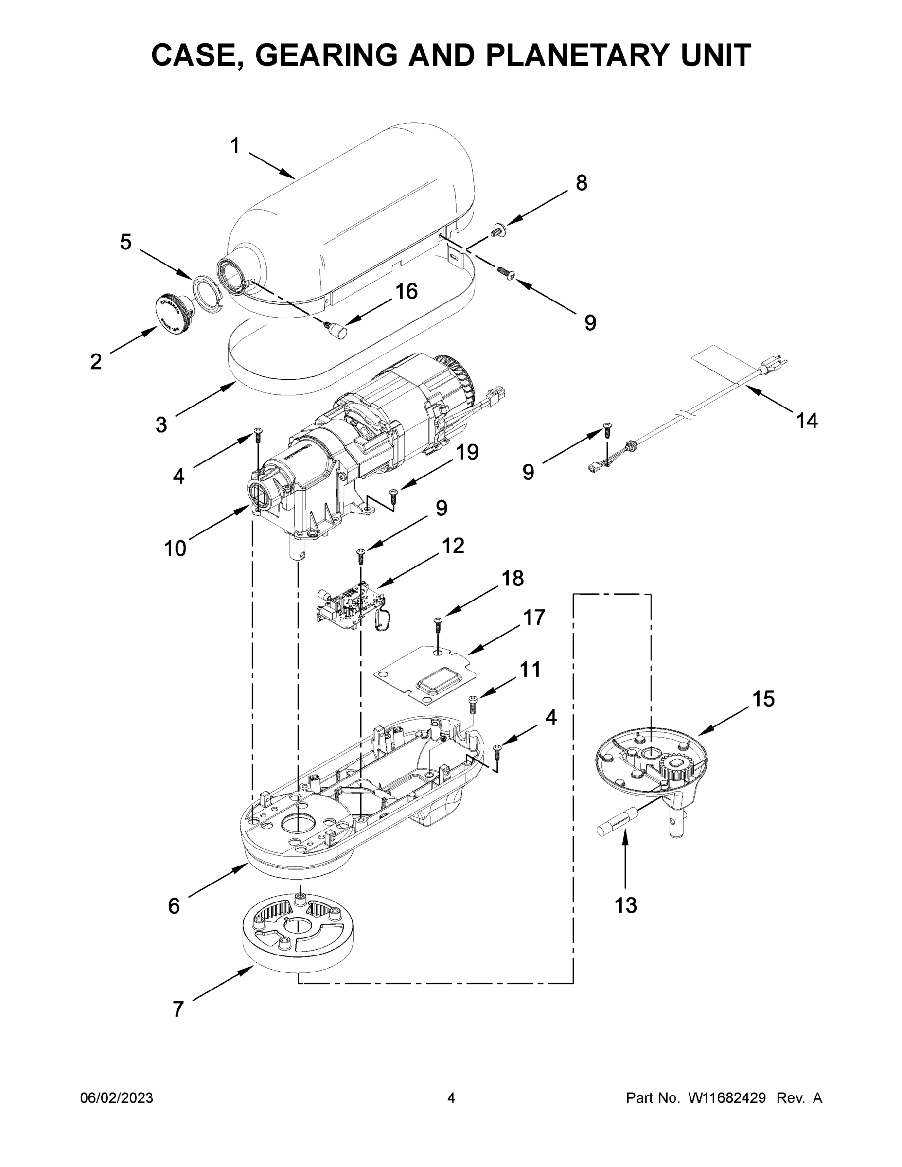 03 - CASE, GEARING AND PLANETARY UNIT