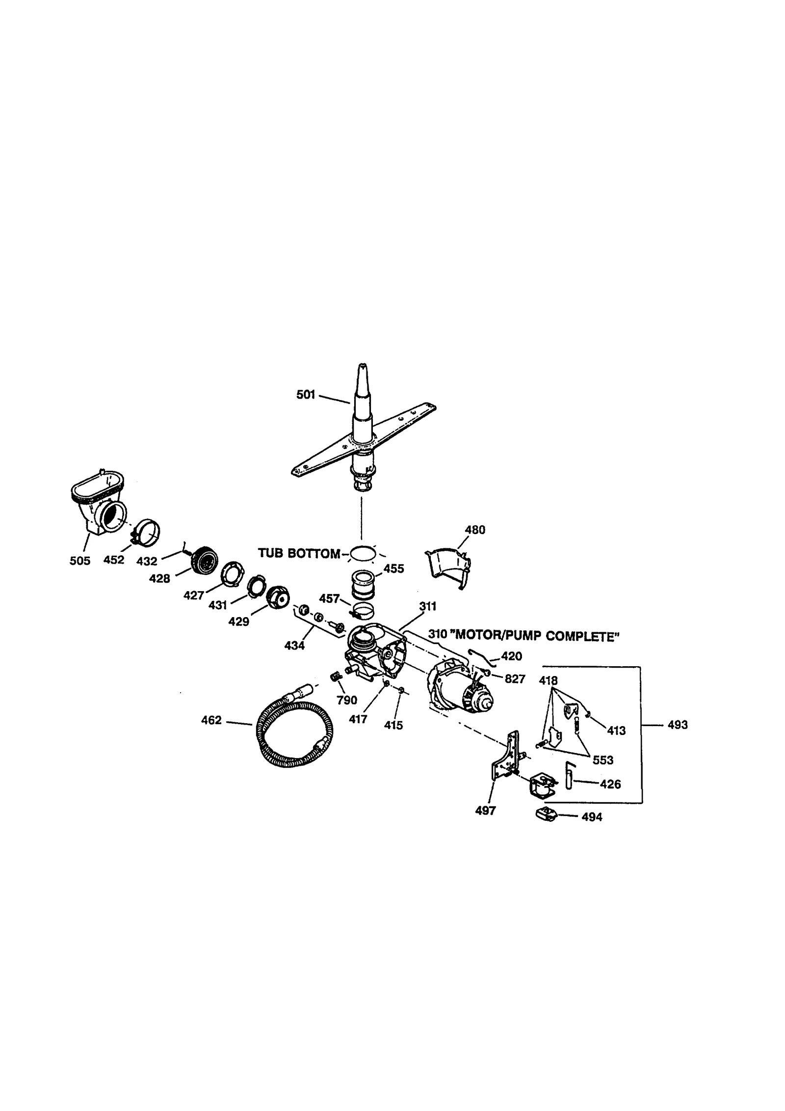MOTOR-PUMP MECHANISM