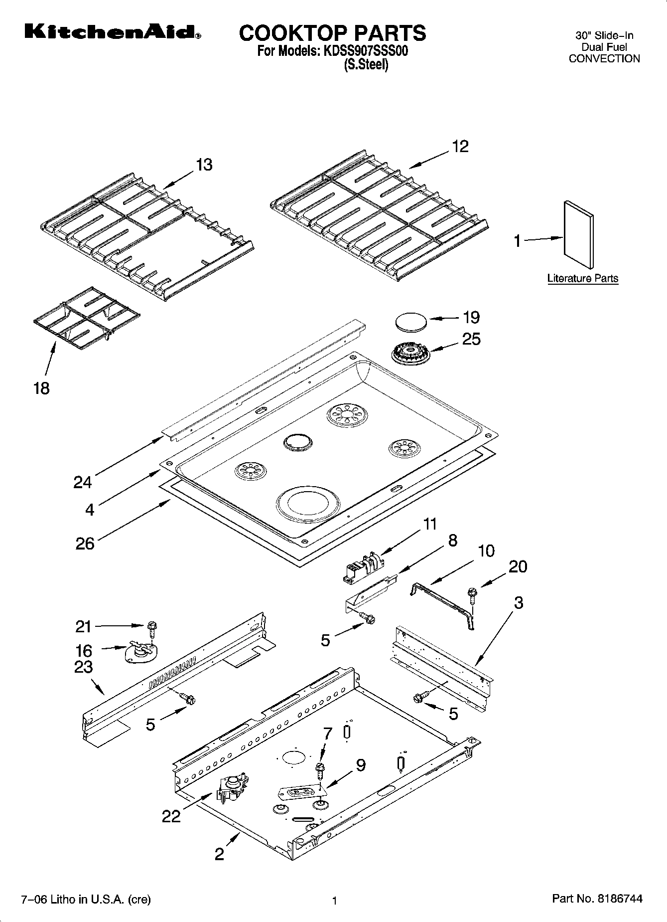 01 - COOKTOP PARTS