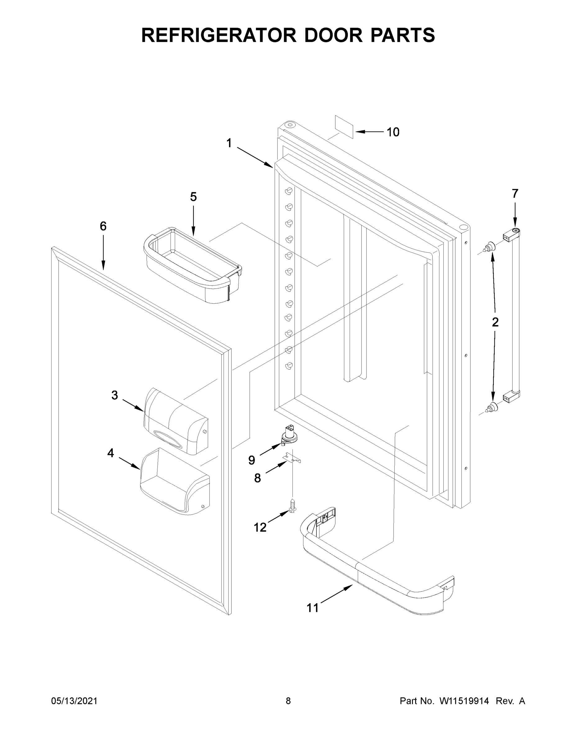 05 - REFRIGERATOR DOOR PARTS