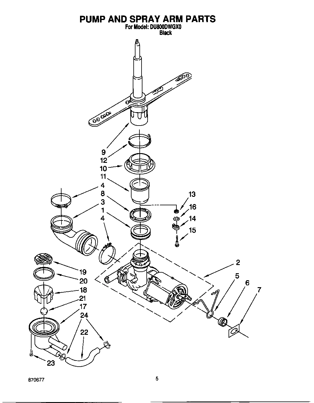 04 - PUMP AND SPRAY ARM