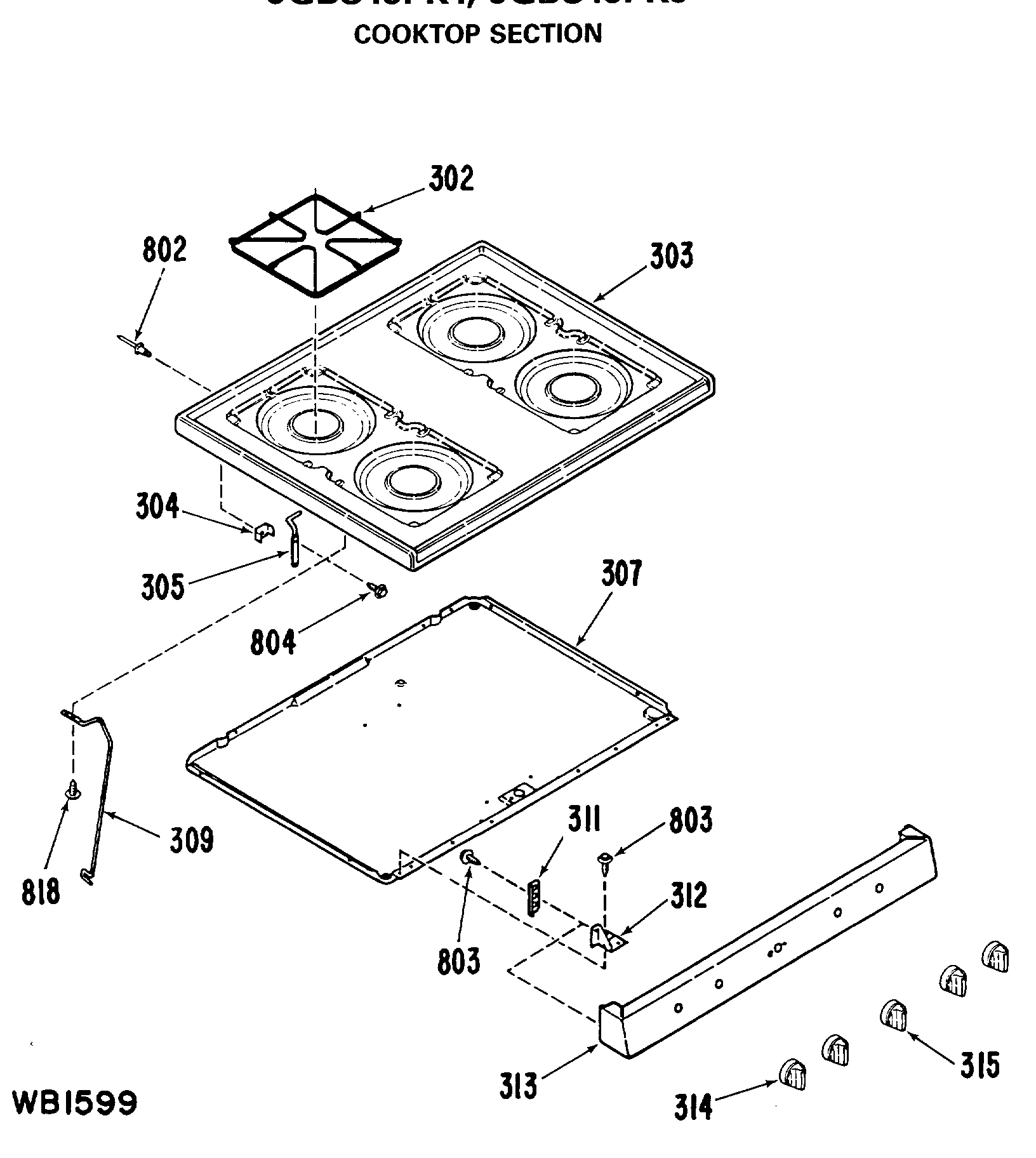 COOKTOP SECTION